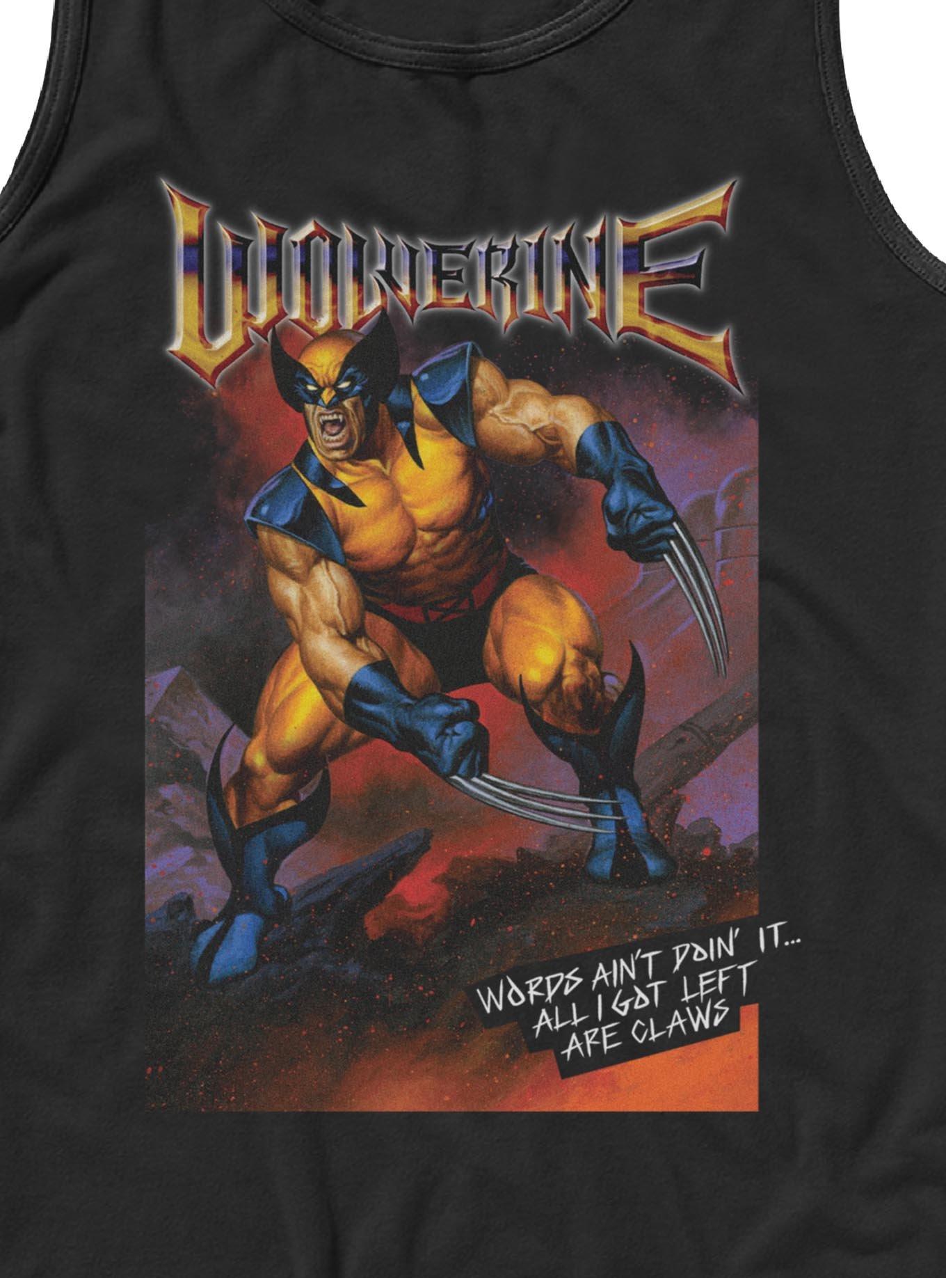 Marvel X-Men I Got Left Are Claws Tank, BLACK, alternate - view 2