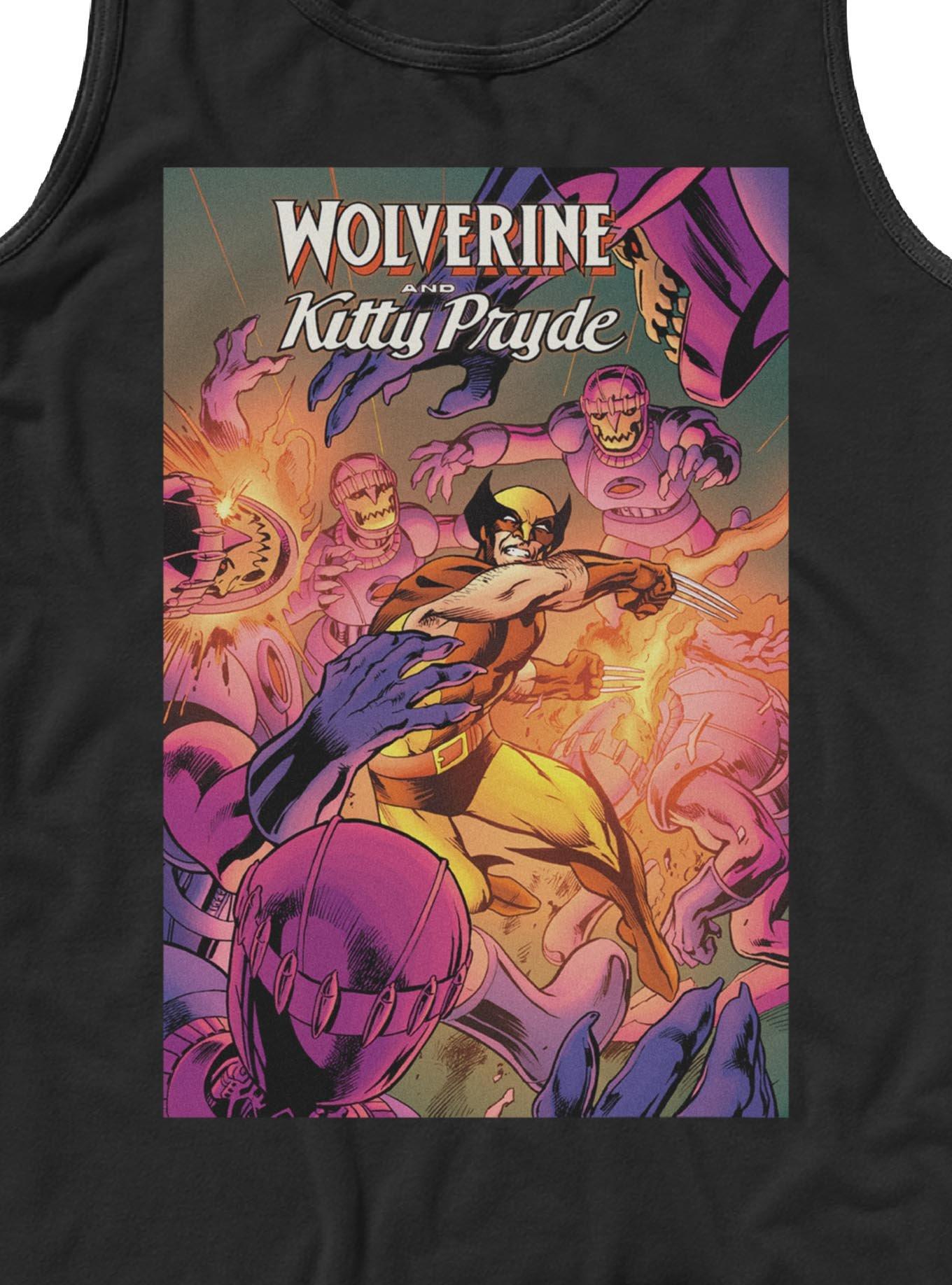 Marvel X-Men Wolverine And Kitty Pryde Tank, BLACK, alternate - view 2