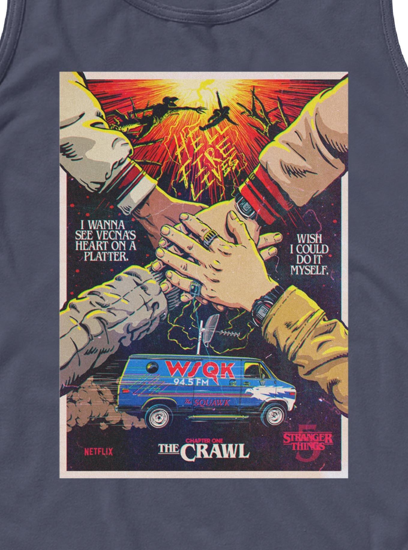 Stranger Things The Crawl Tank, NAVY, alternate - view 2