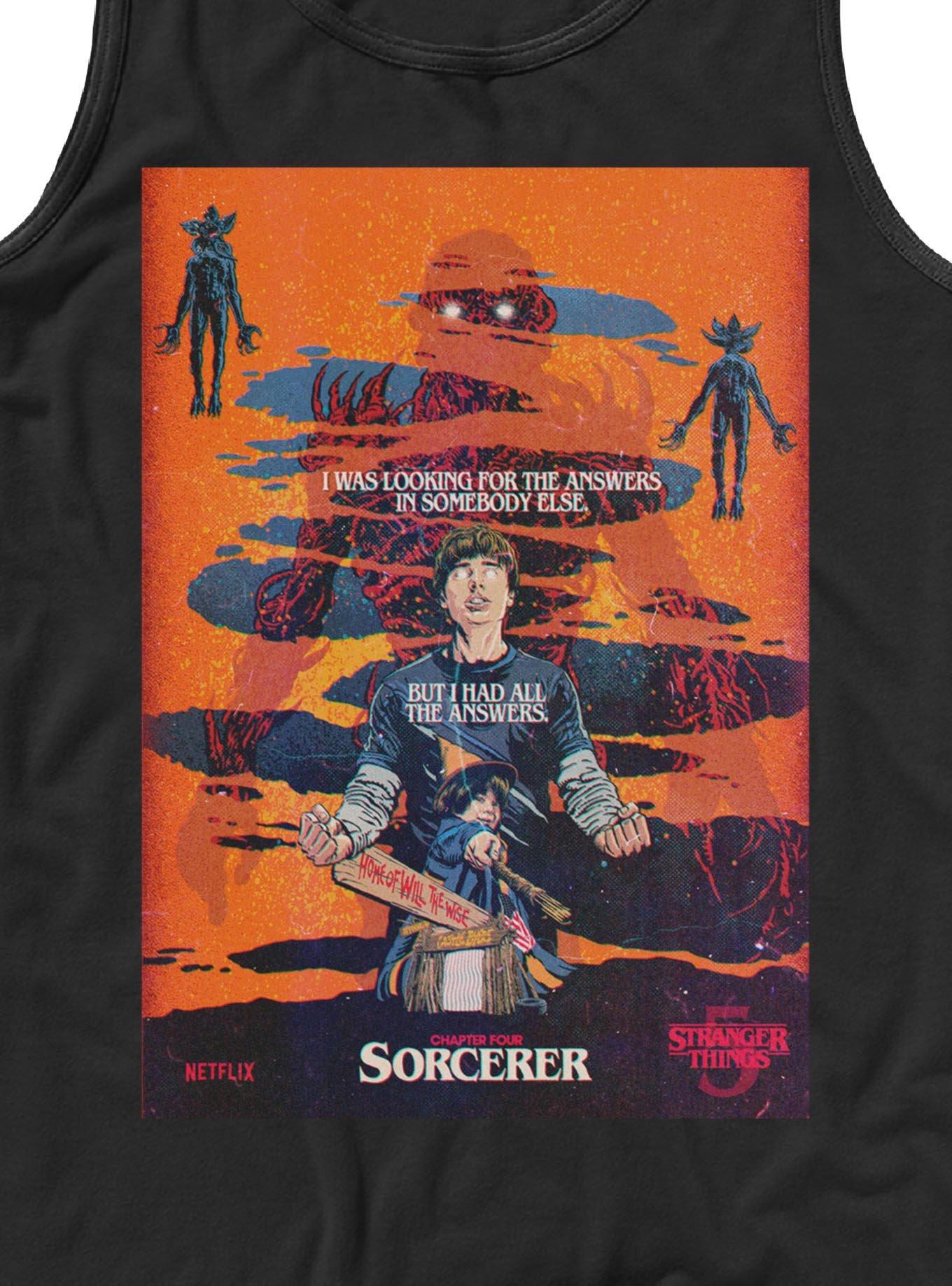 Stranger Things Sorcerer Tank, BLACK, alternate - view 2