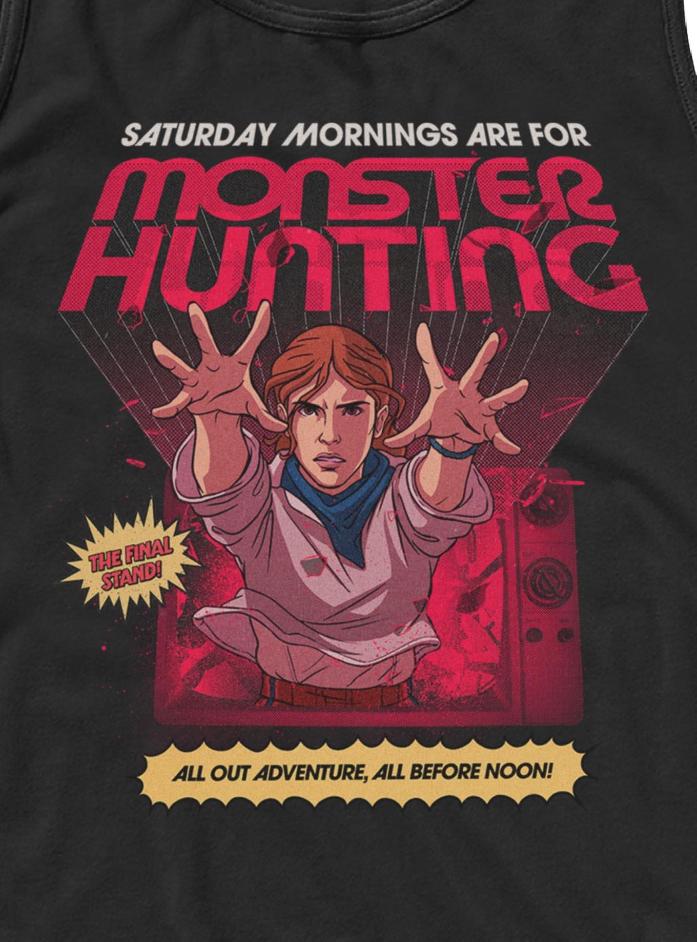Stranger Things Monster Hunting Tank, BLACK, alternate - view 2