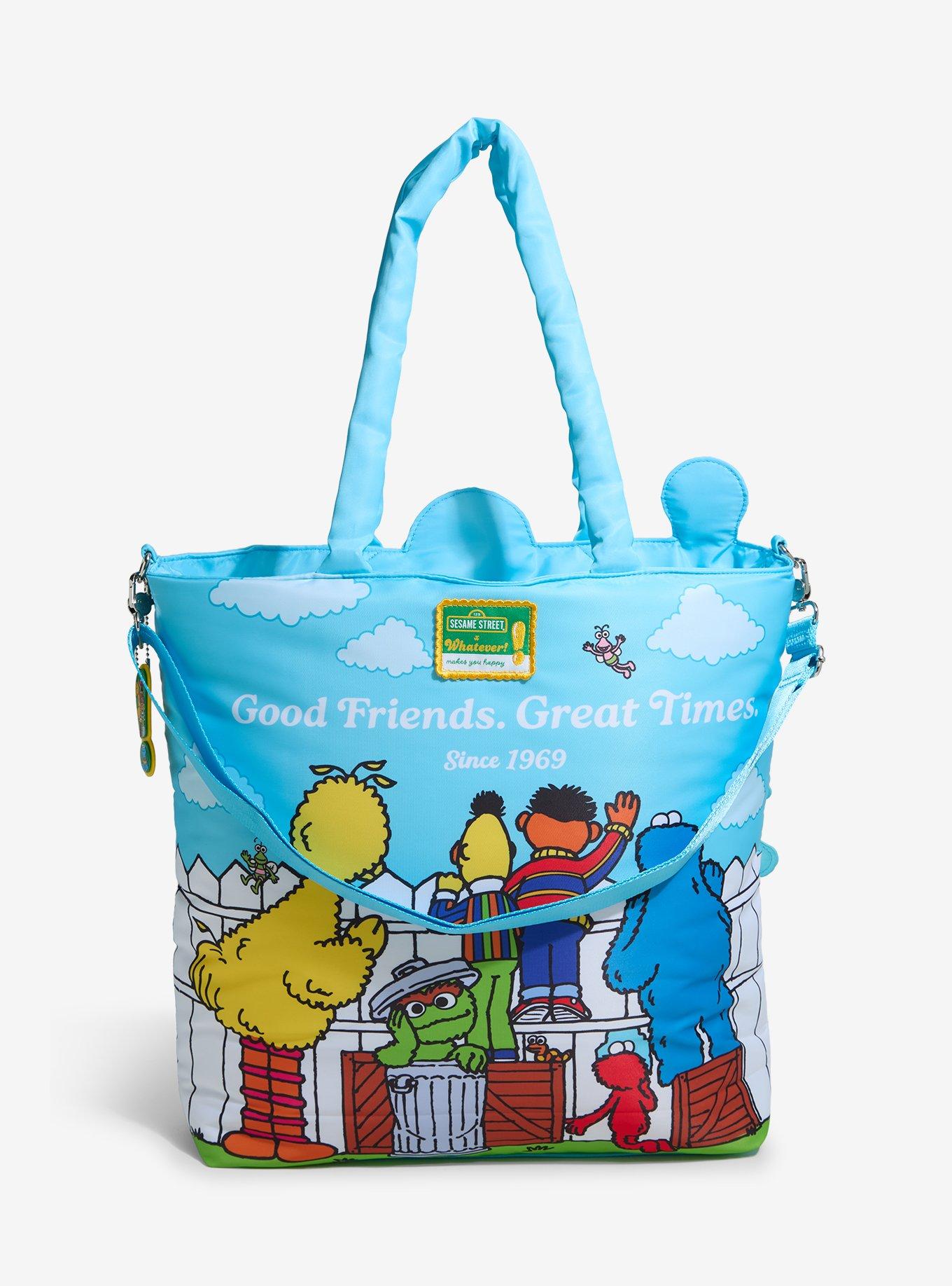 Whatever! Makes You Happy Sesame Street Tote Bag, , alternate - view 3