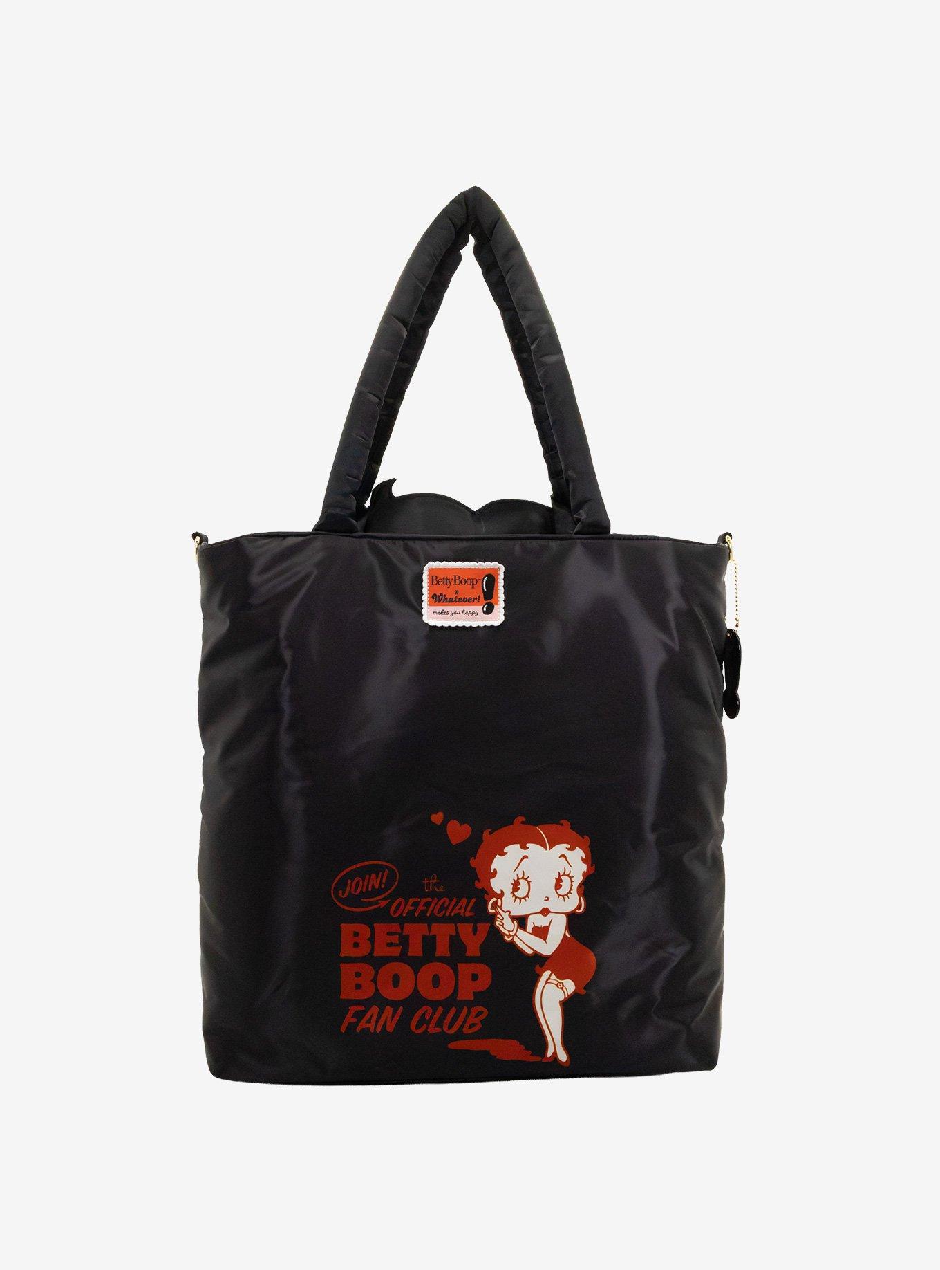 Whatever! Makes You Happy Betty Boop Angel & Devil Tote Bag, , alternate - view 2