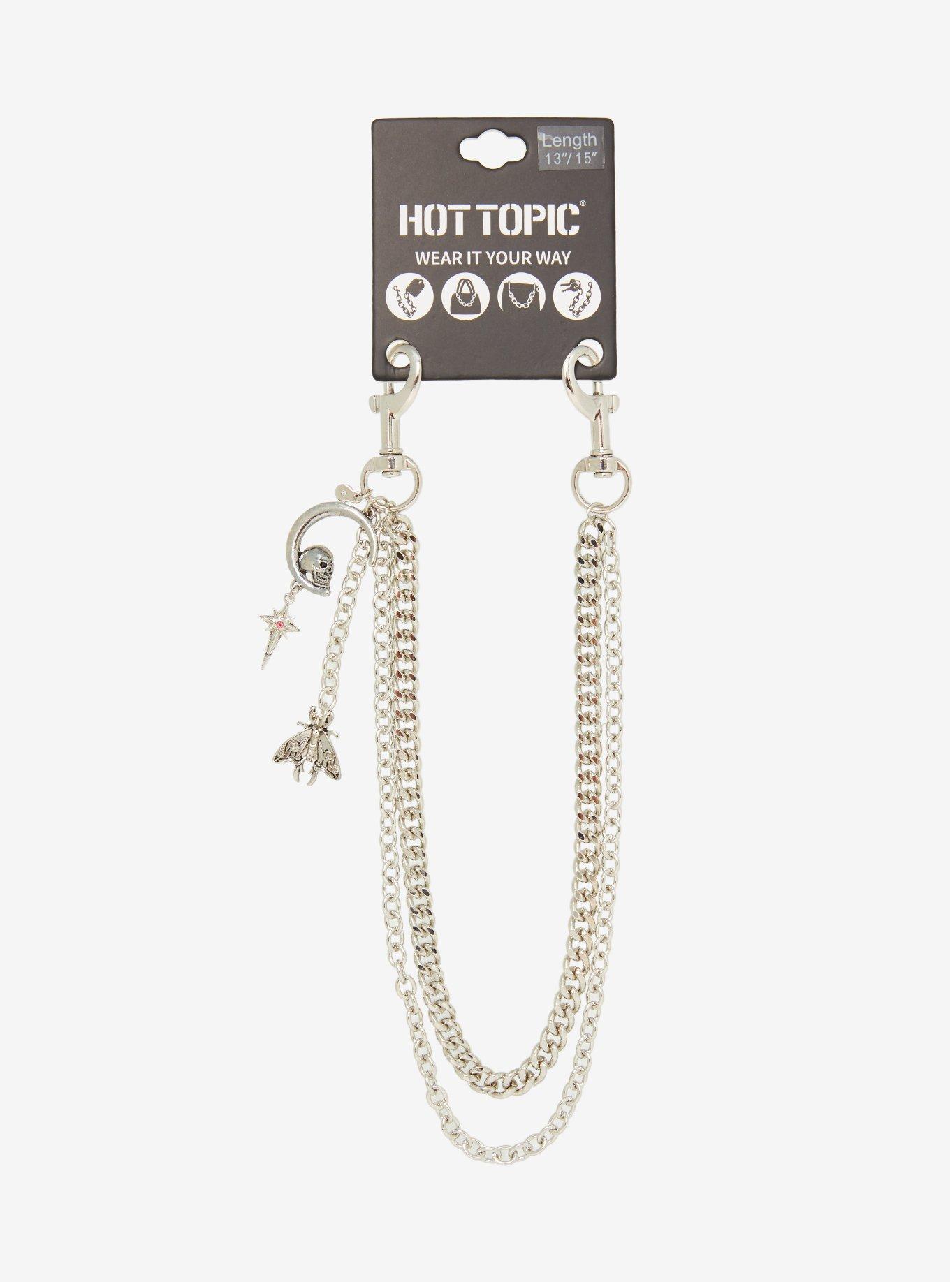 Death Moth Double Wallet Chain, , alternate - view 3