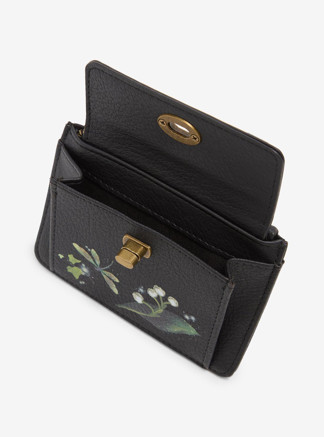Thorn & Fable Dragonfly Lily Of The Valley Mini Wallet, , alternate - view 4