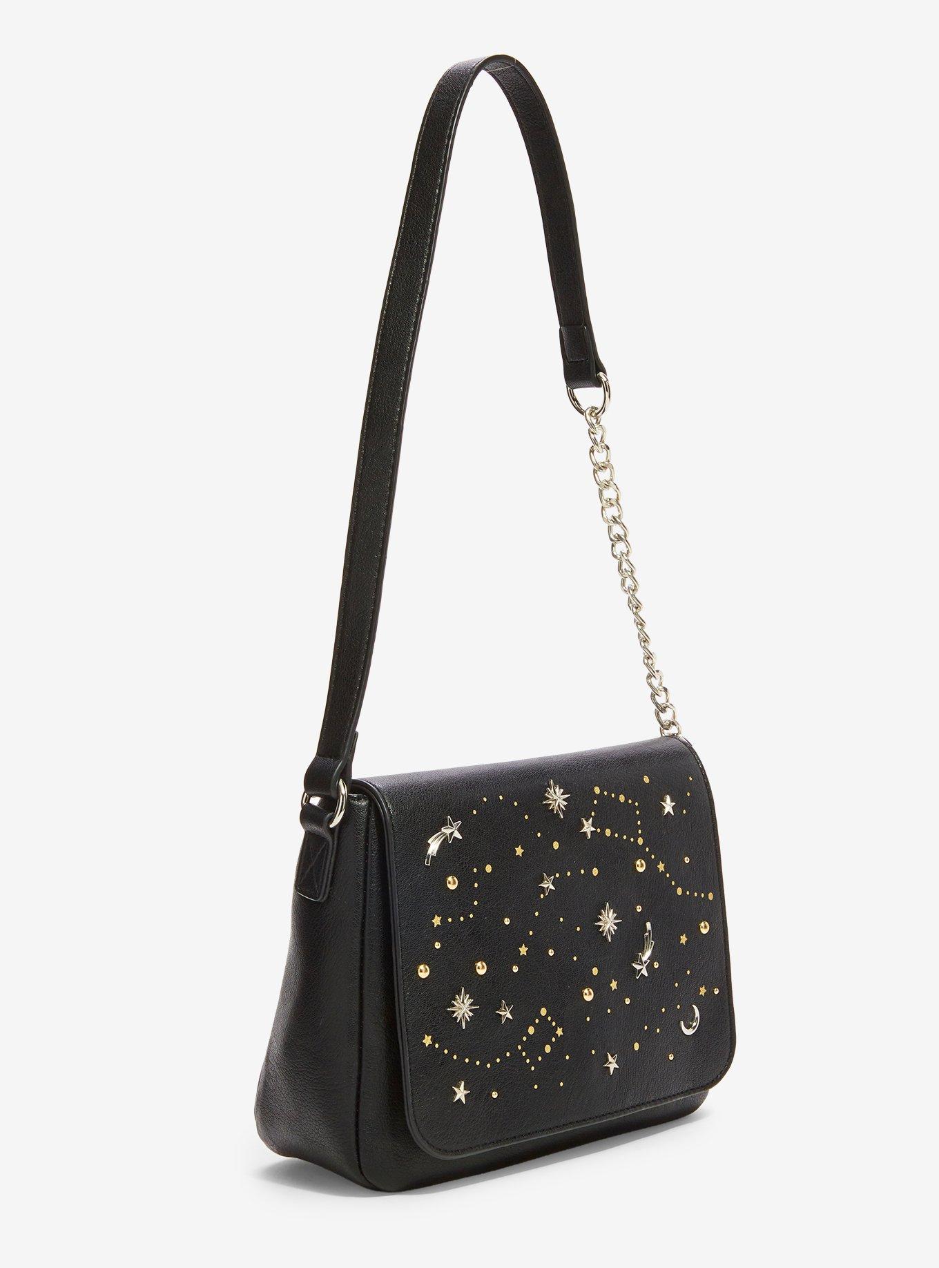 Constellation Star Studded Shoulder Bag, , alternate - view 2