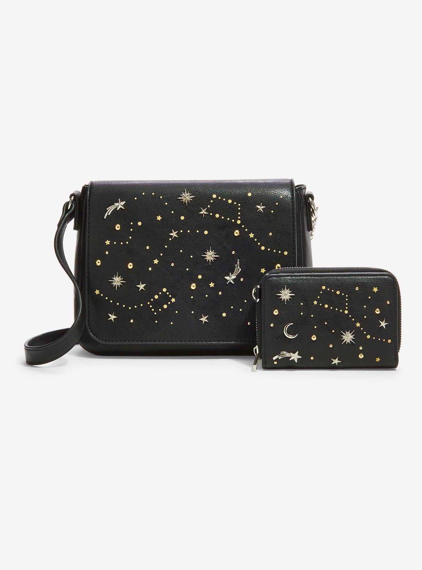 Constellation Star Studded Shoulder Bag, , alternate - view 5