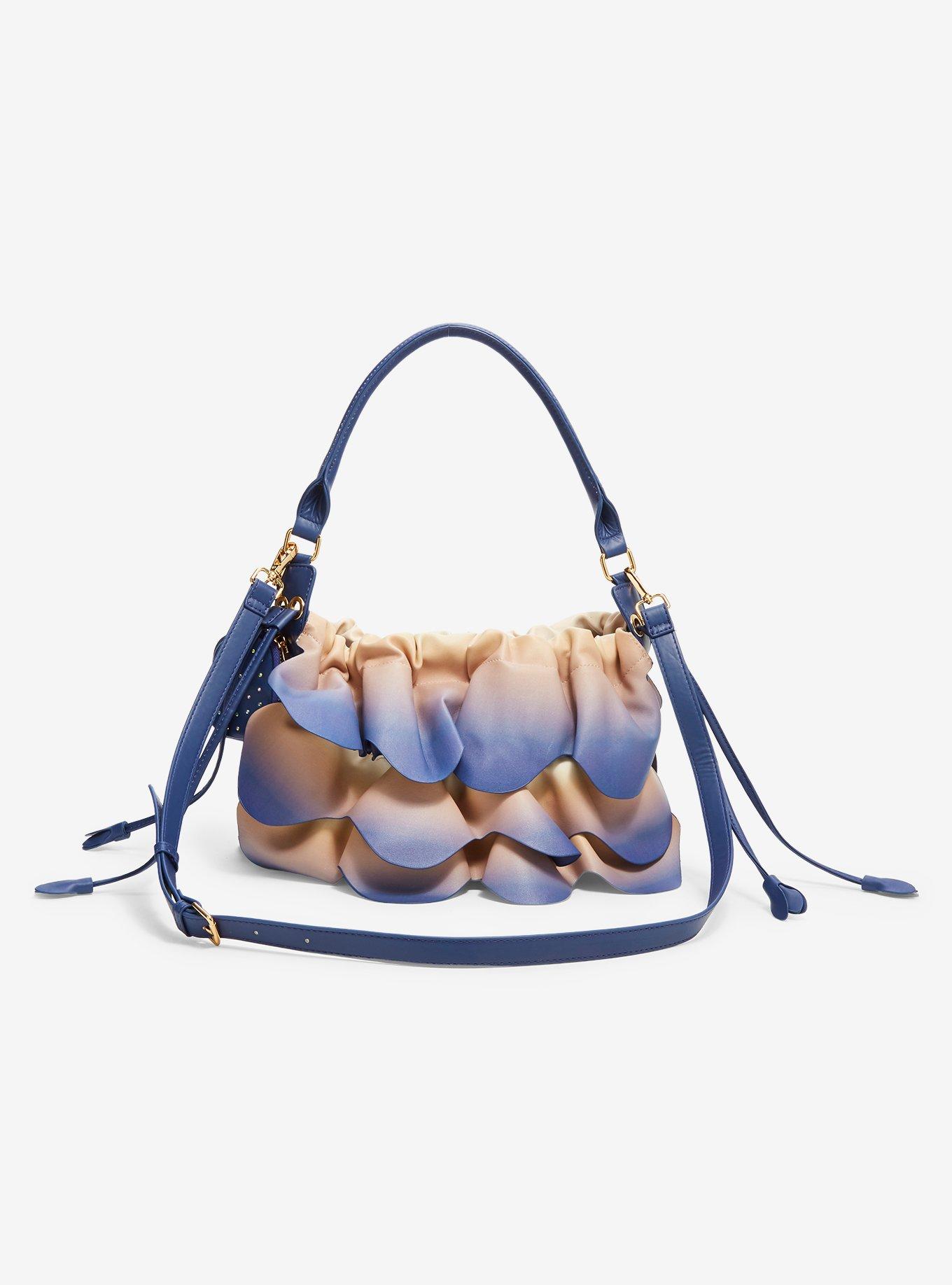 DiFerdinando Winter Waltz Ruffle Shoulder Bag With Coin Purse, , alternate - view 3