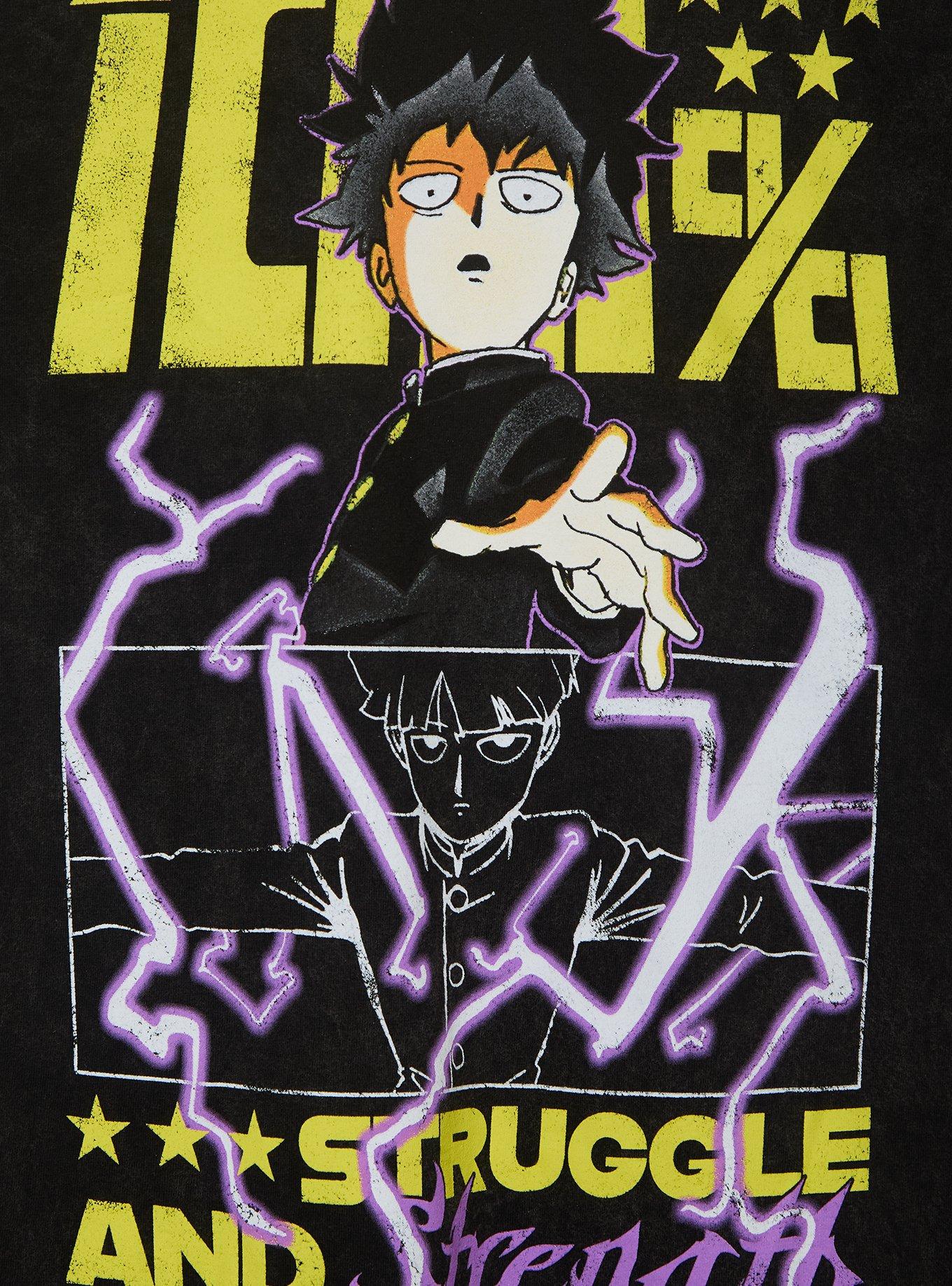 Mob Psycho 100 Shigeo Electric Jumbo Print T-Shirt - BoxLunch Exclusive
