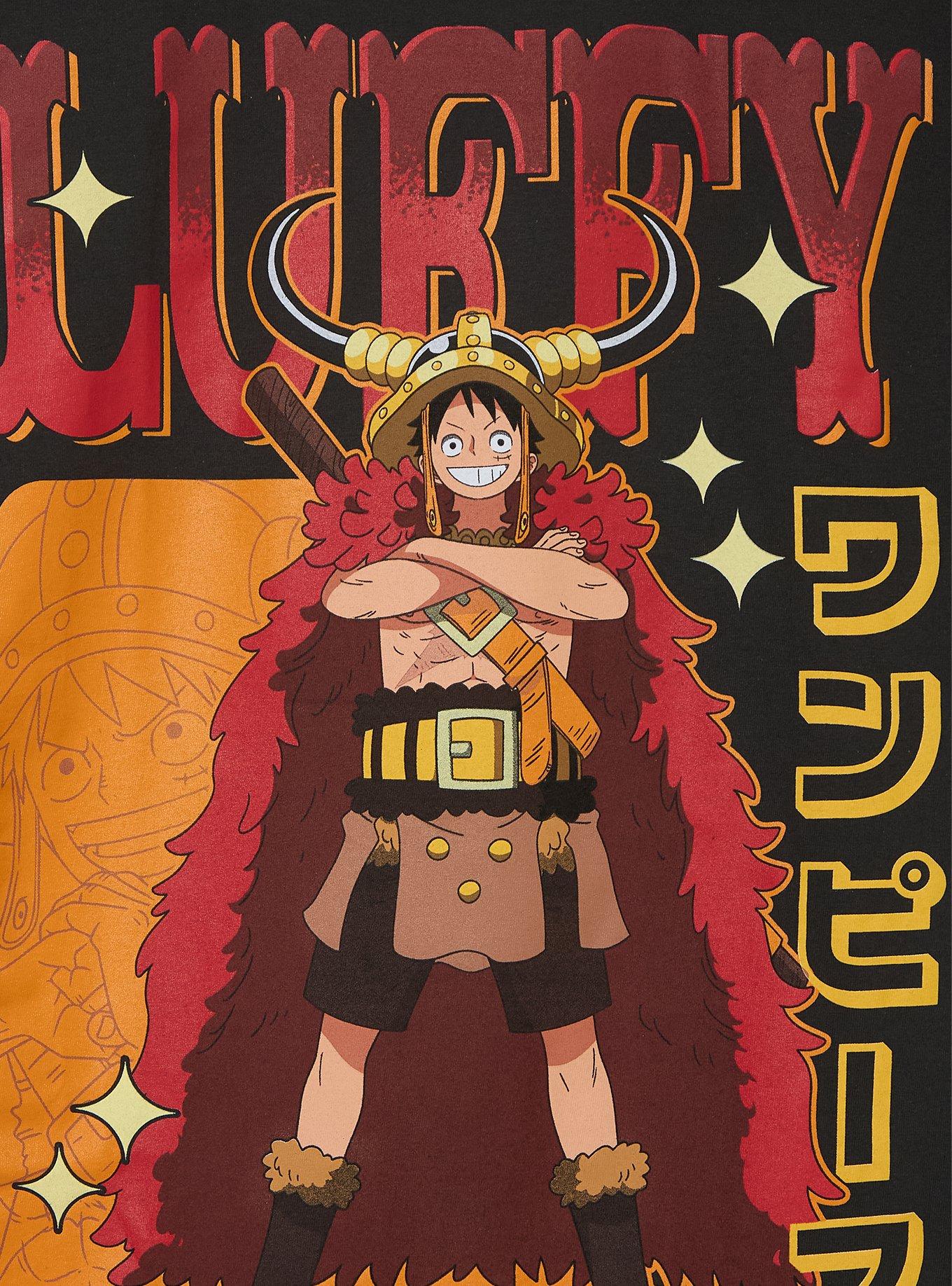 One Piece Money D. Luffy Elbaf Outfit T-Shirt - BoxLunch Exclusive