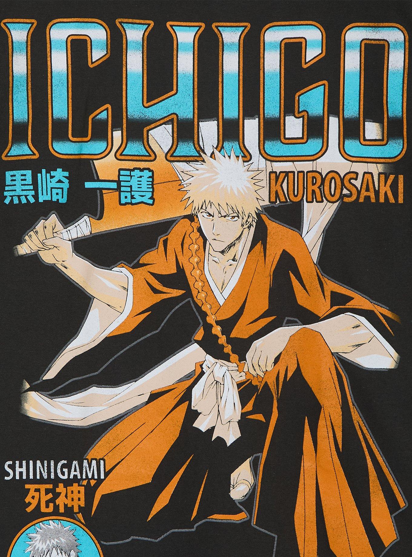 BLEACH Ichigo Kurosaki Tonal Portrait T-Shirt - BoxLunch Exclusive