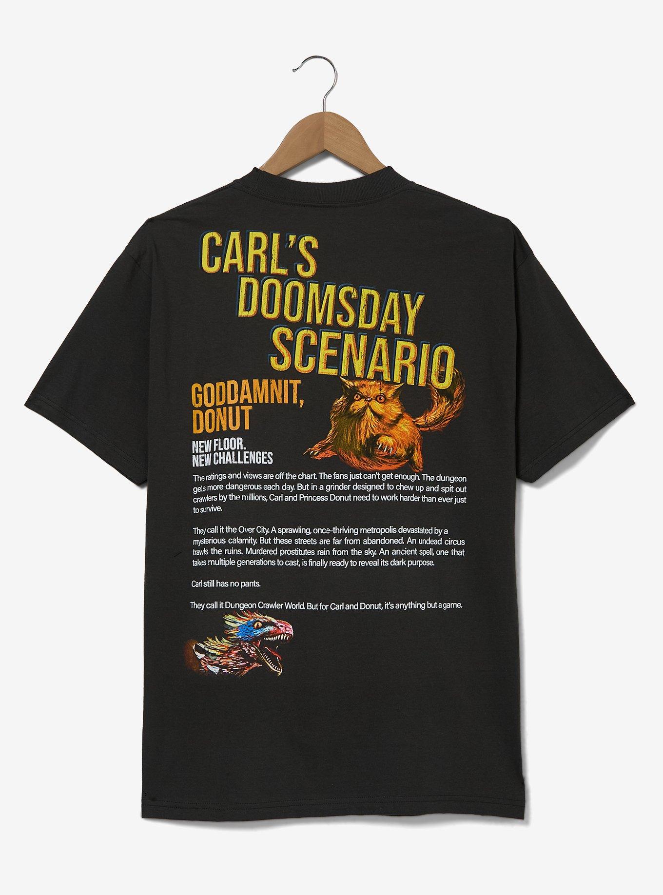 Dungeon Crawler Carl Carl's Doomsday Scenario Cover T-Shirt - BoxLunch Exclusive
