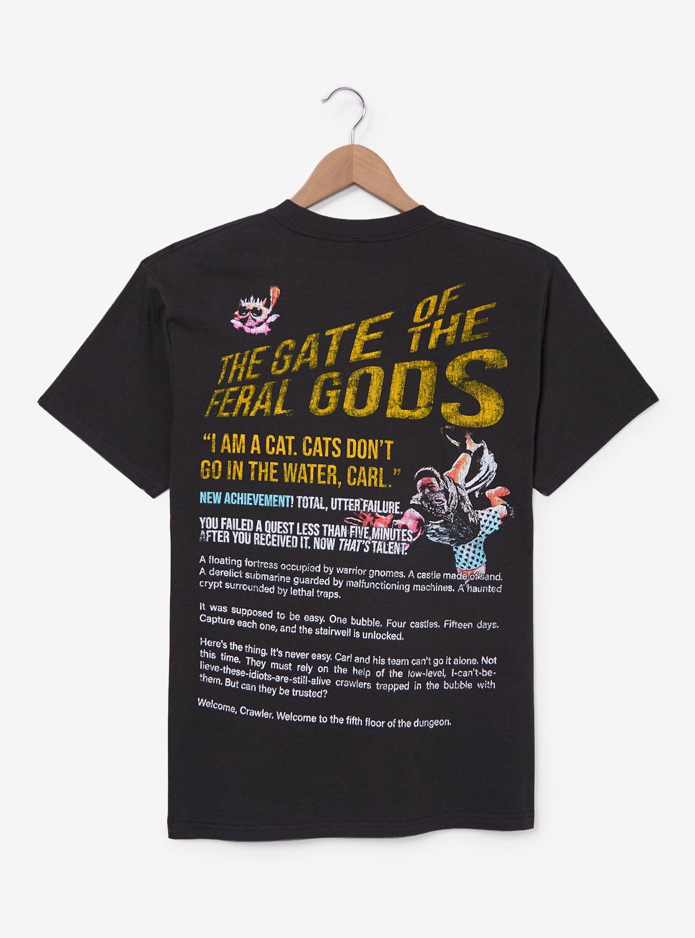 Dungeon Crawler Carl The Gate of The Feral Gods Cover T-Shirt - BoxLunch Exclusive, BLACK, alternate - view 2