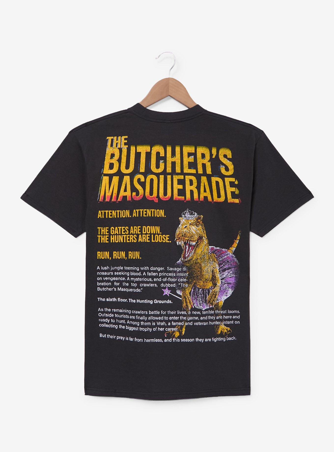 Dungeon Crawler Carl The Butcher's Masquerade Cover T-Shirt - BoxLunch Exclusive, BLACK, alternate - view 2