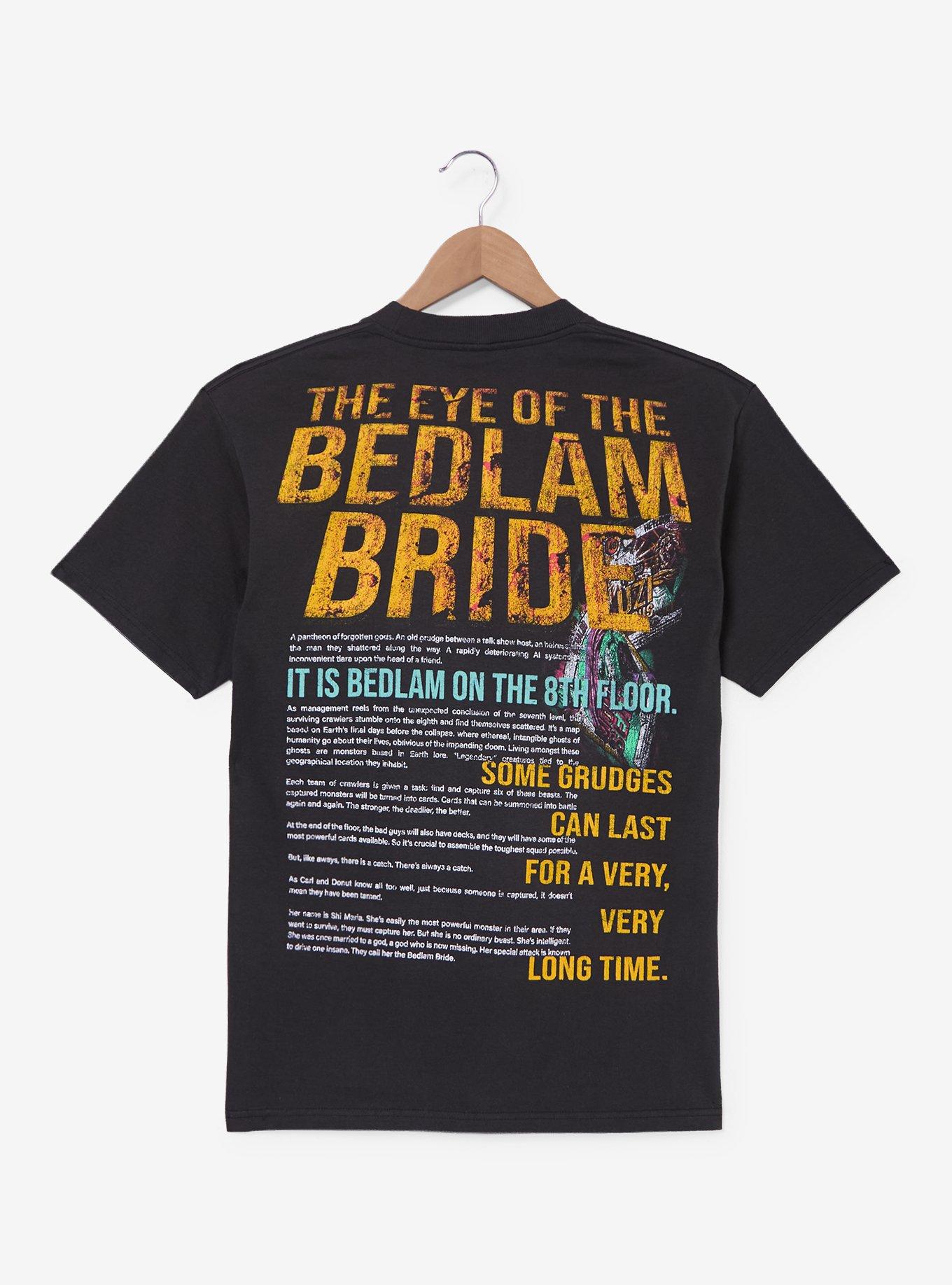 Dungeon Crawler Carl The Eye of the Bedlam Bride Cover T-Shirt - BoxLunch Exclusive, BLACK, alternate - view 2