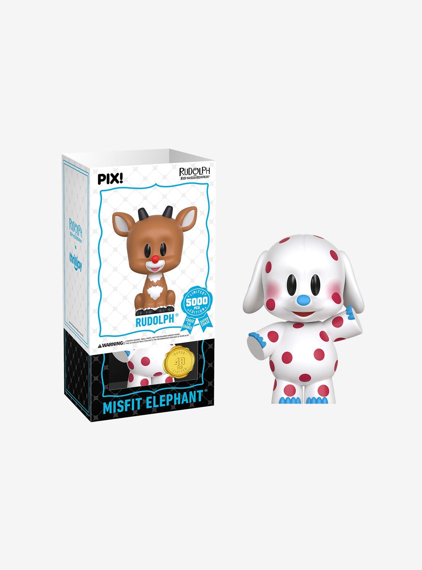 Thrilljoy Rudolph The Red-Nosed Reindeer Pix! Rudolph Collectible Figure, , alternate - view 3