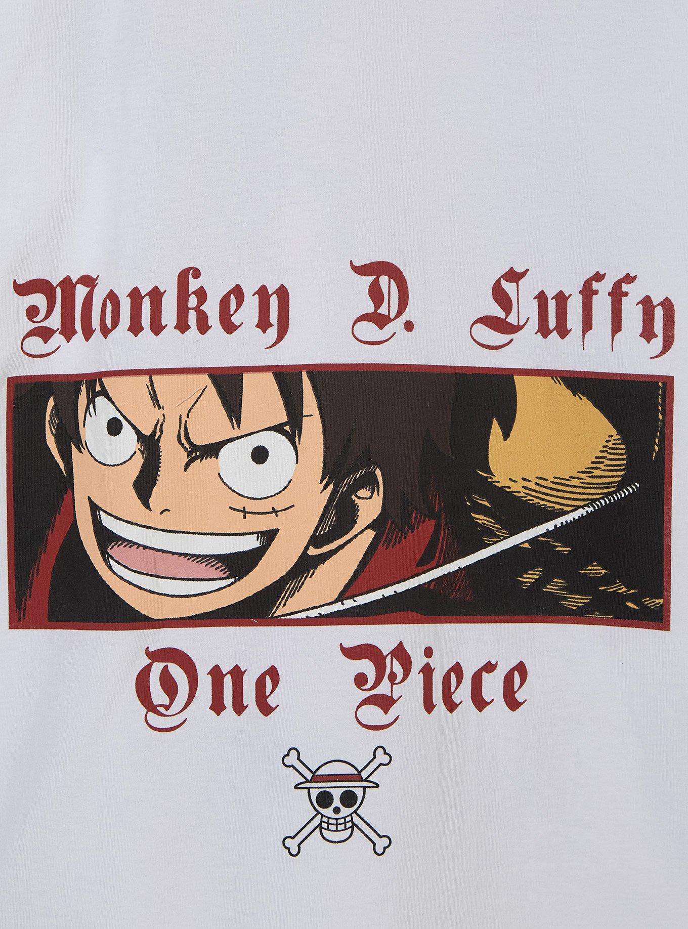 One Piece Monkey D. Luffy Brush Stroke Portrait - BoxLunch Exclusive, , alternate - view 4