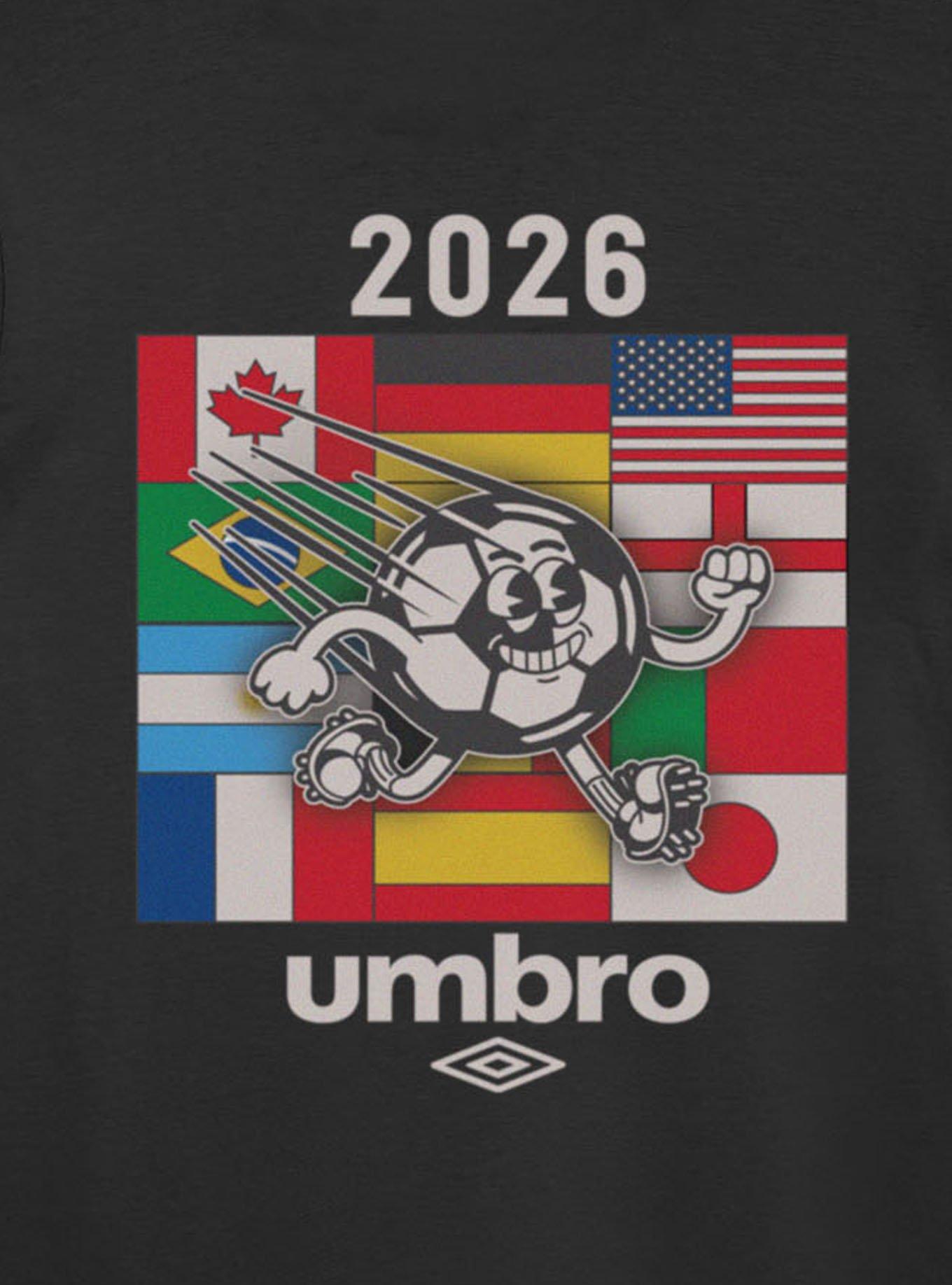 Umbro Soccer Spain 2026 Global T-Shirt, BLACK, alternate - view 4