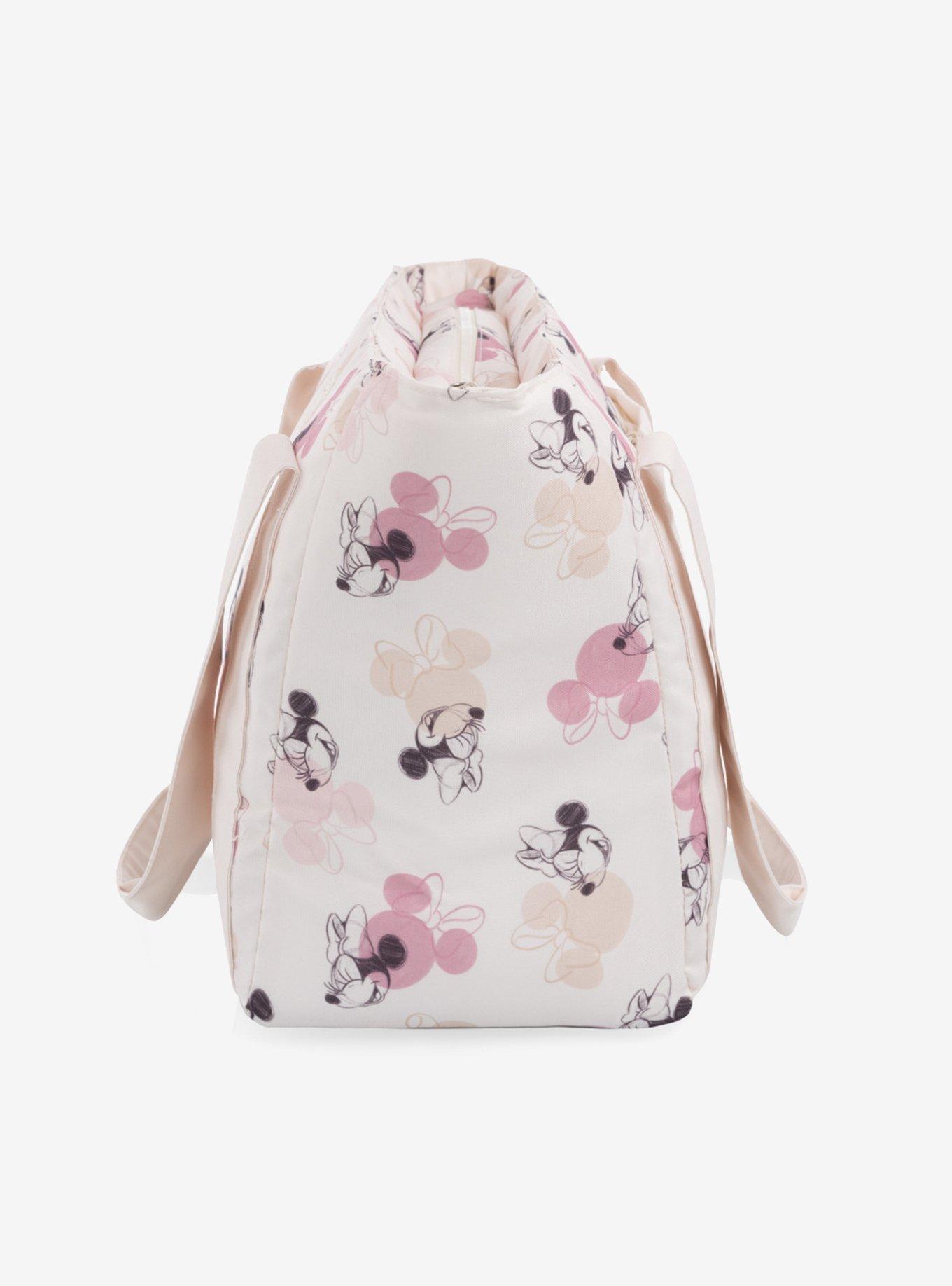 Disney Minnie Mouse Beige with Vintage Pink Sketch Topanga 2.0 Cooler Tote Bag, , alternate - view 3