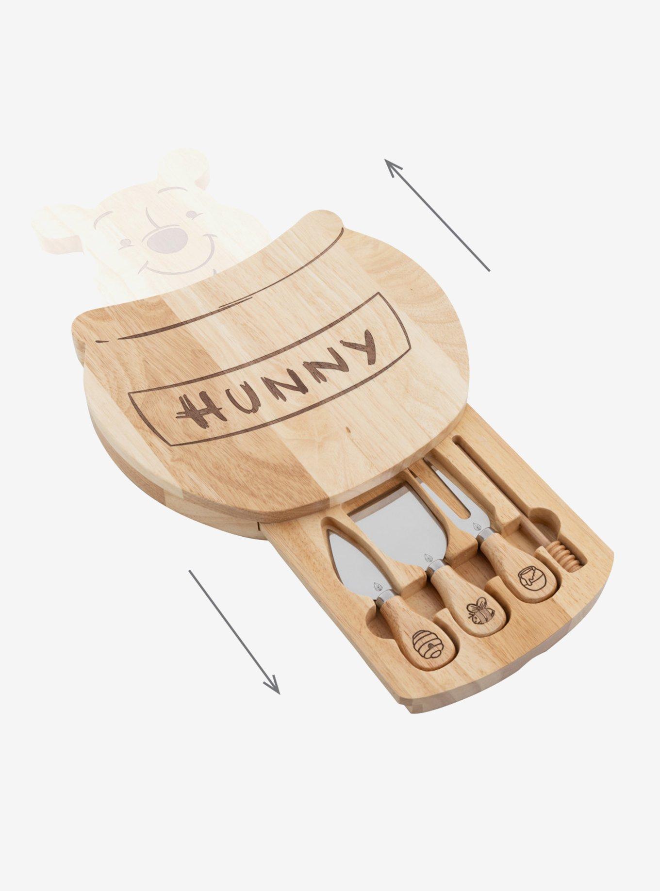 Disney Winnie the Pooh Honey Pot Parawood Cheese Board with Tools, , hi-res