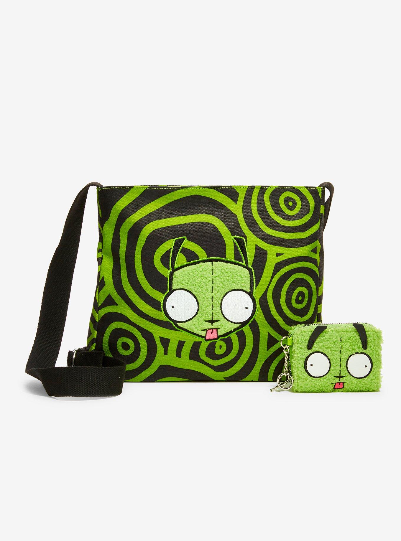 Invader Zim GIR Fuzzy Mini Zipper Wallet, , alternate - view 5