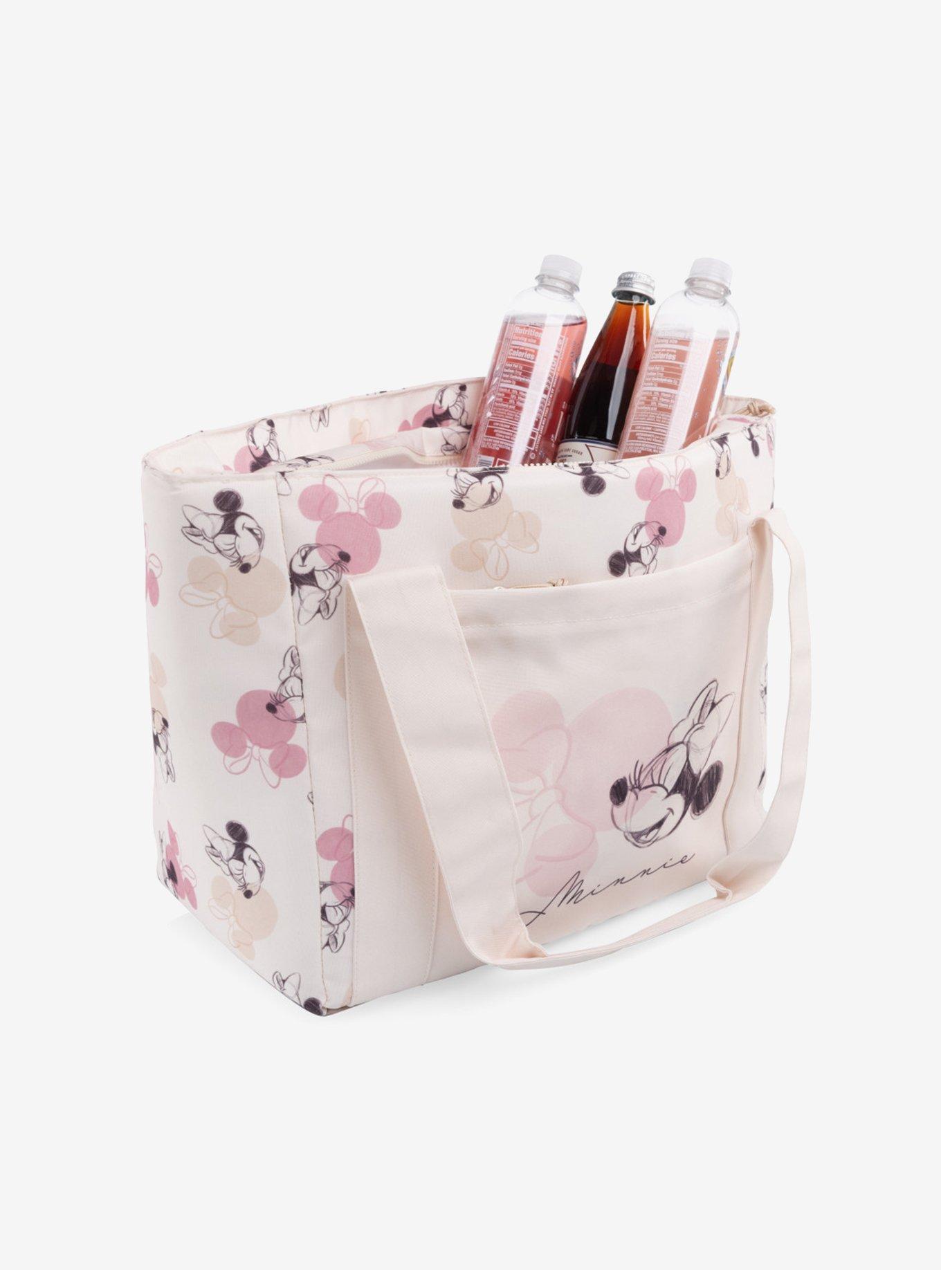 Disney Minnie Mouse Beige with Vintage Pink Sketch Topanga 2.0 Cooler Tote Bag, , alternate - view 4