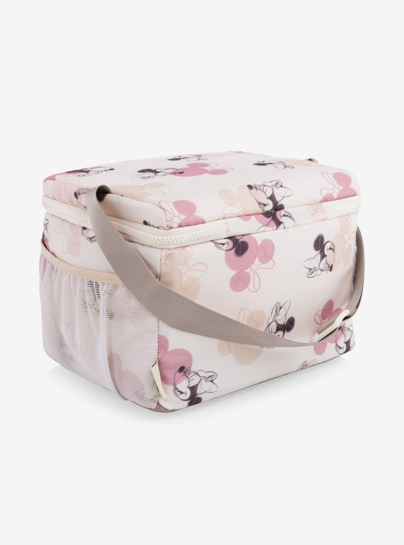 Disney Minnie Mouse Beige with Vintage Pink Sketch Modern Lunch Cooler, , hi-res