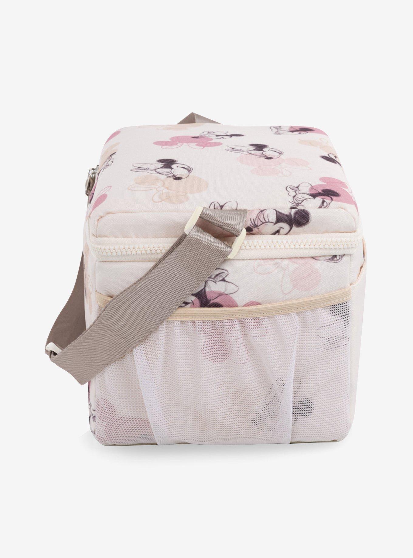 Disney Minnie Mouse Beige with Vintage Pink Sketch Modern Lunch Cooler, , alternate - view 4