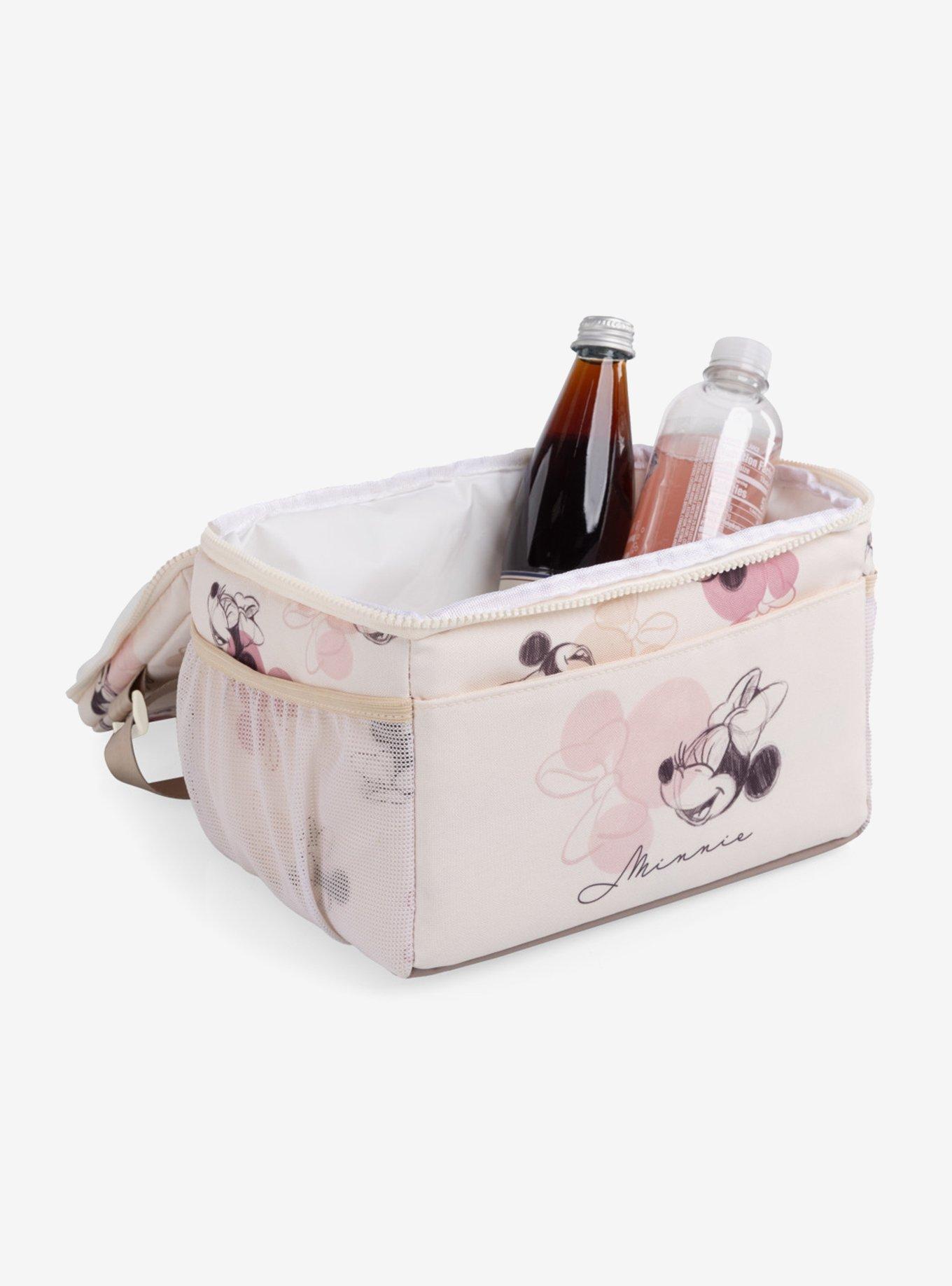 Disney Minnie Mouse Beige with Vintage Pink Sketch Modern Lunch Cooler, , alternate - view 5