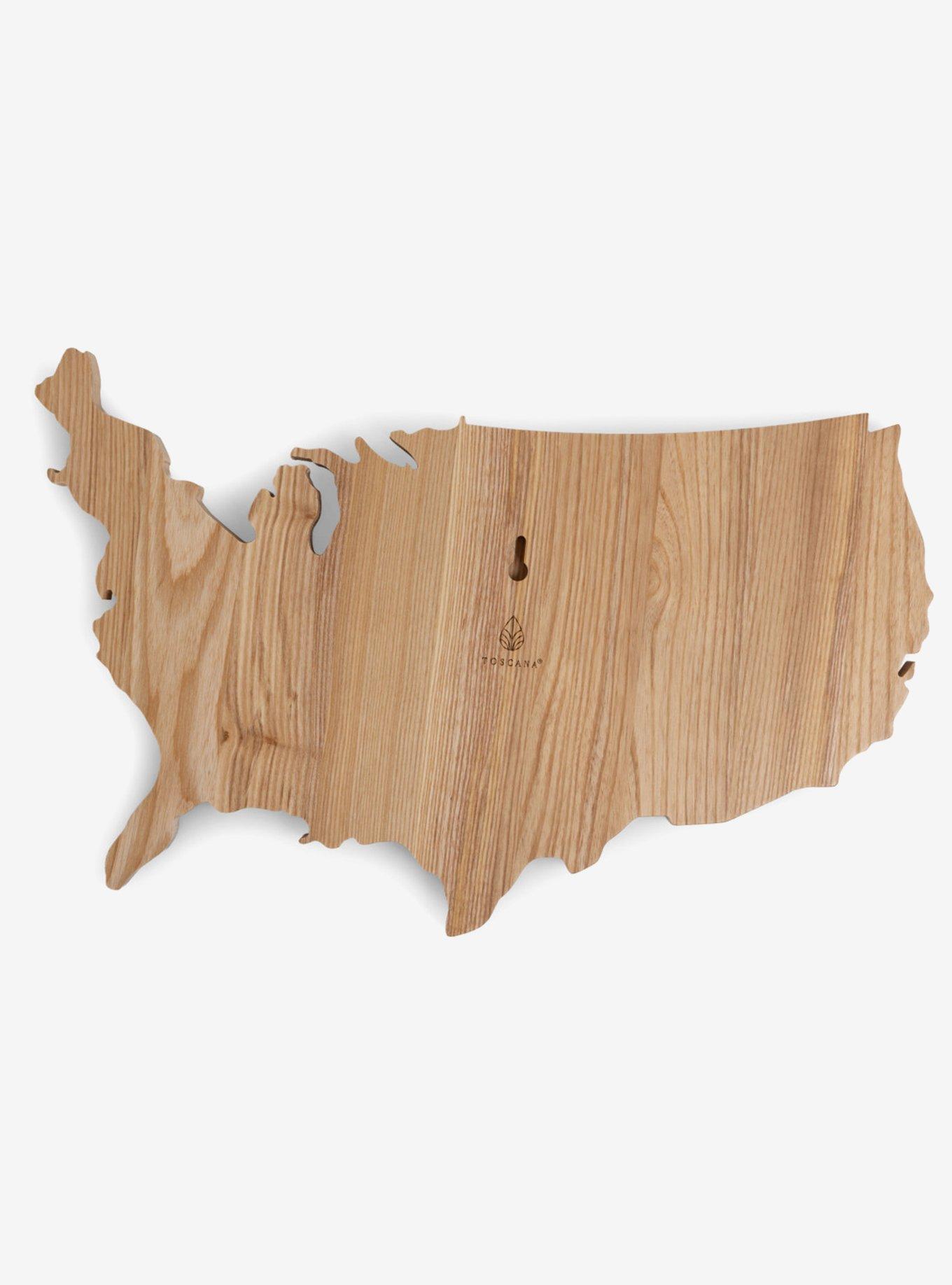 USA Map Ashwood Serving Board, , hi-res