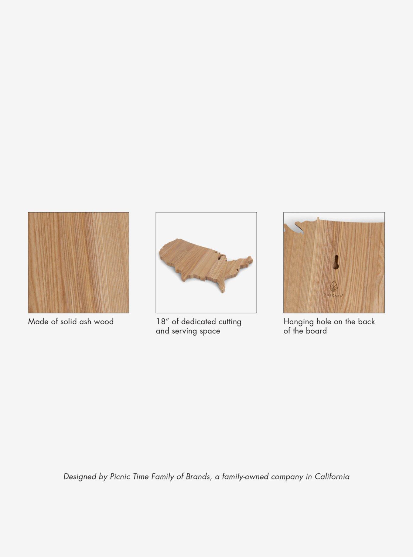 USA Map Ashwood Serving Board, , alternate - view 5