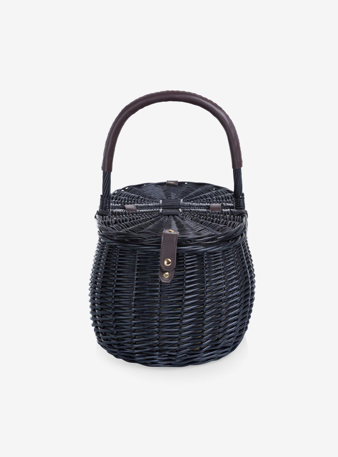 Black Evening Picnic Basket with Service for Two, , alternate - view 5