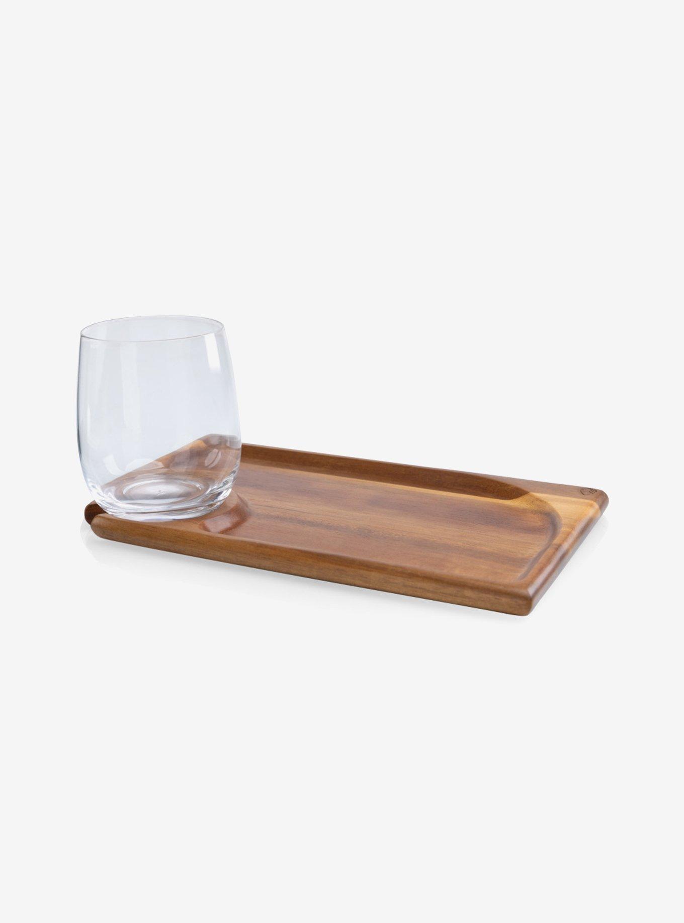 Rectangle Acacia Wood Wine Appetizer Plate Set of 4, , alternate - view 5