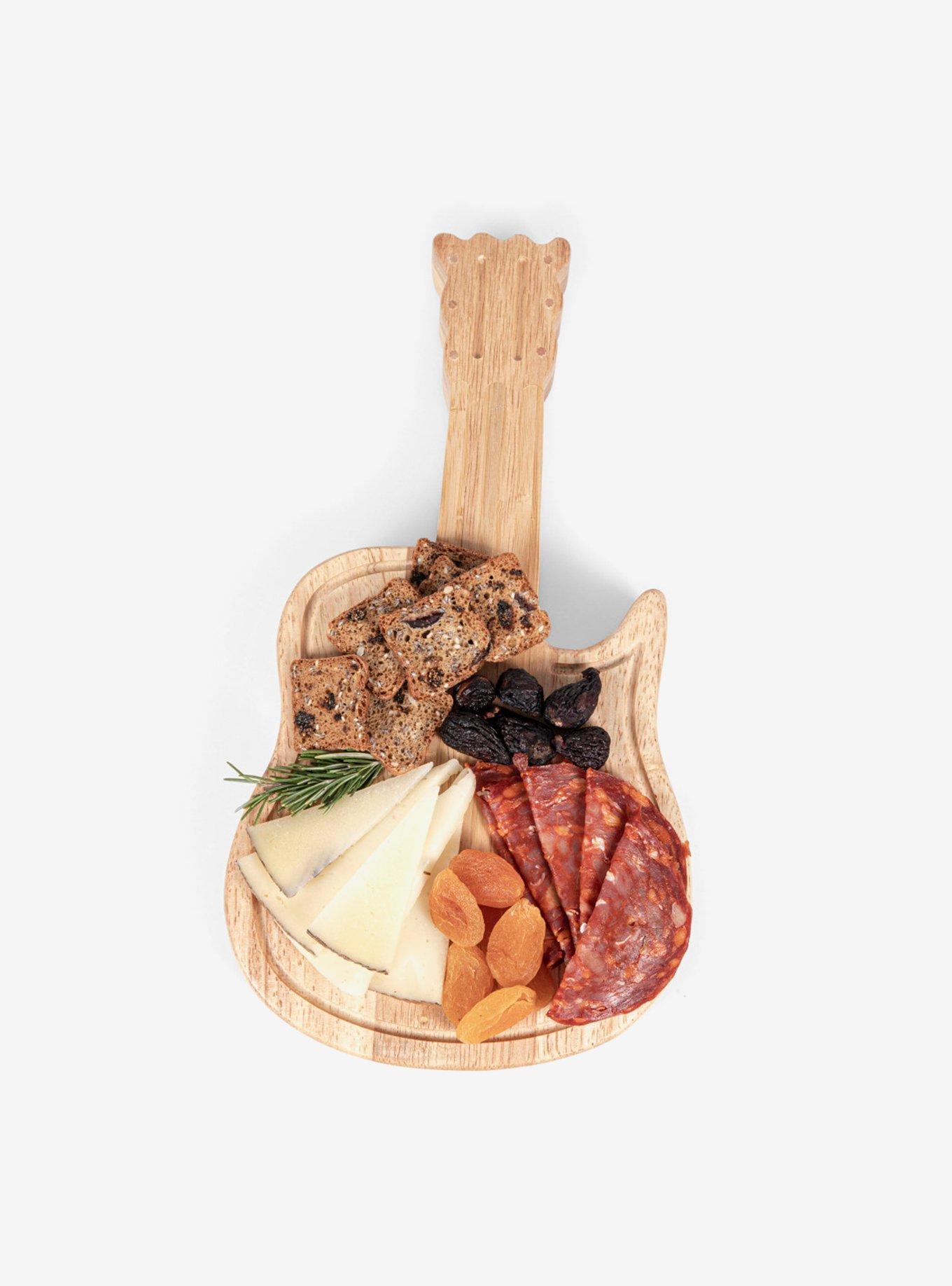 Guitar Bamboo Cheese Cutting Board & Tools Set, , alternate - view 4