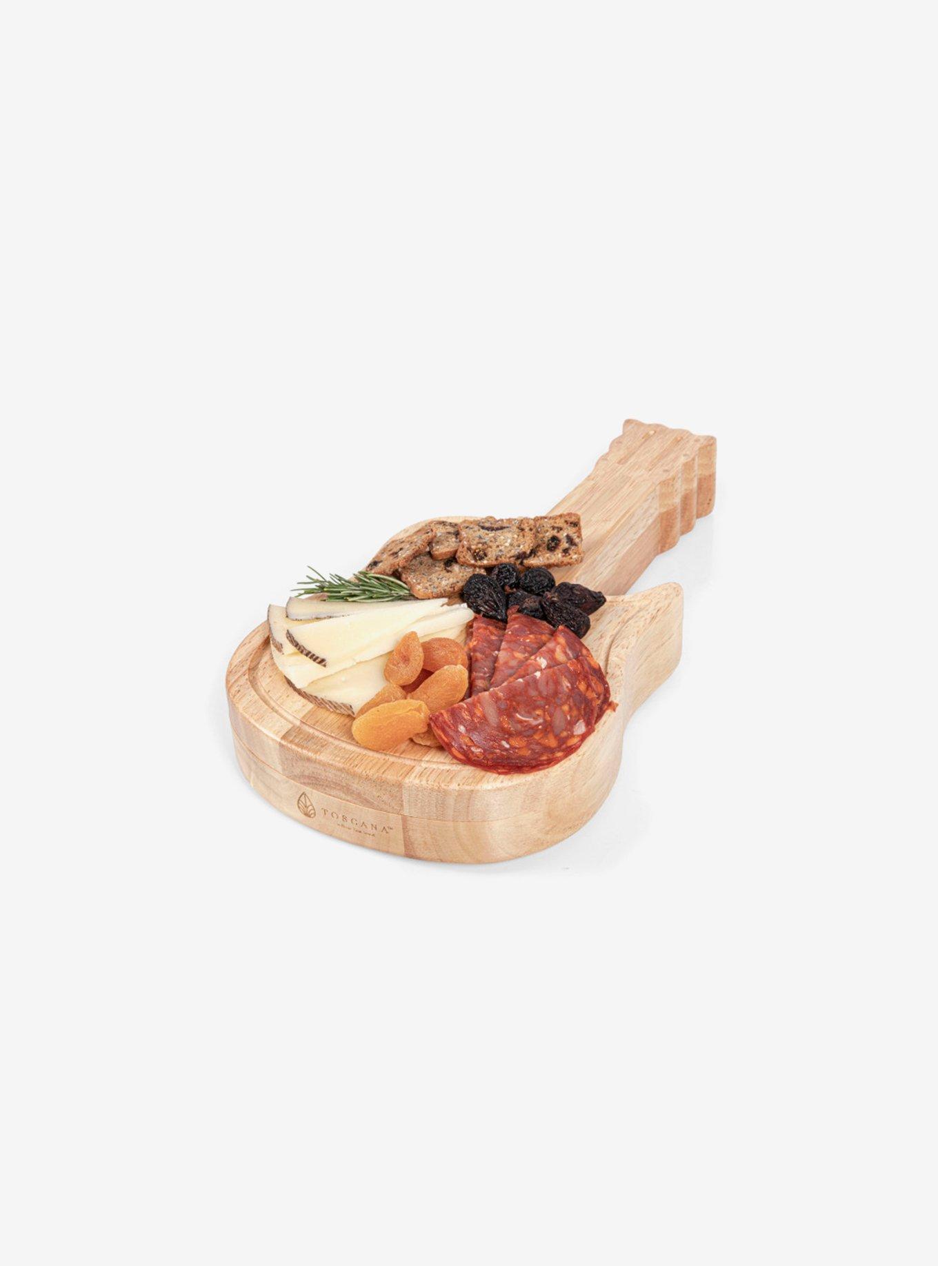Guitar Bamboo Cheese Cutting Board & Tools Set, , alternate - view 5