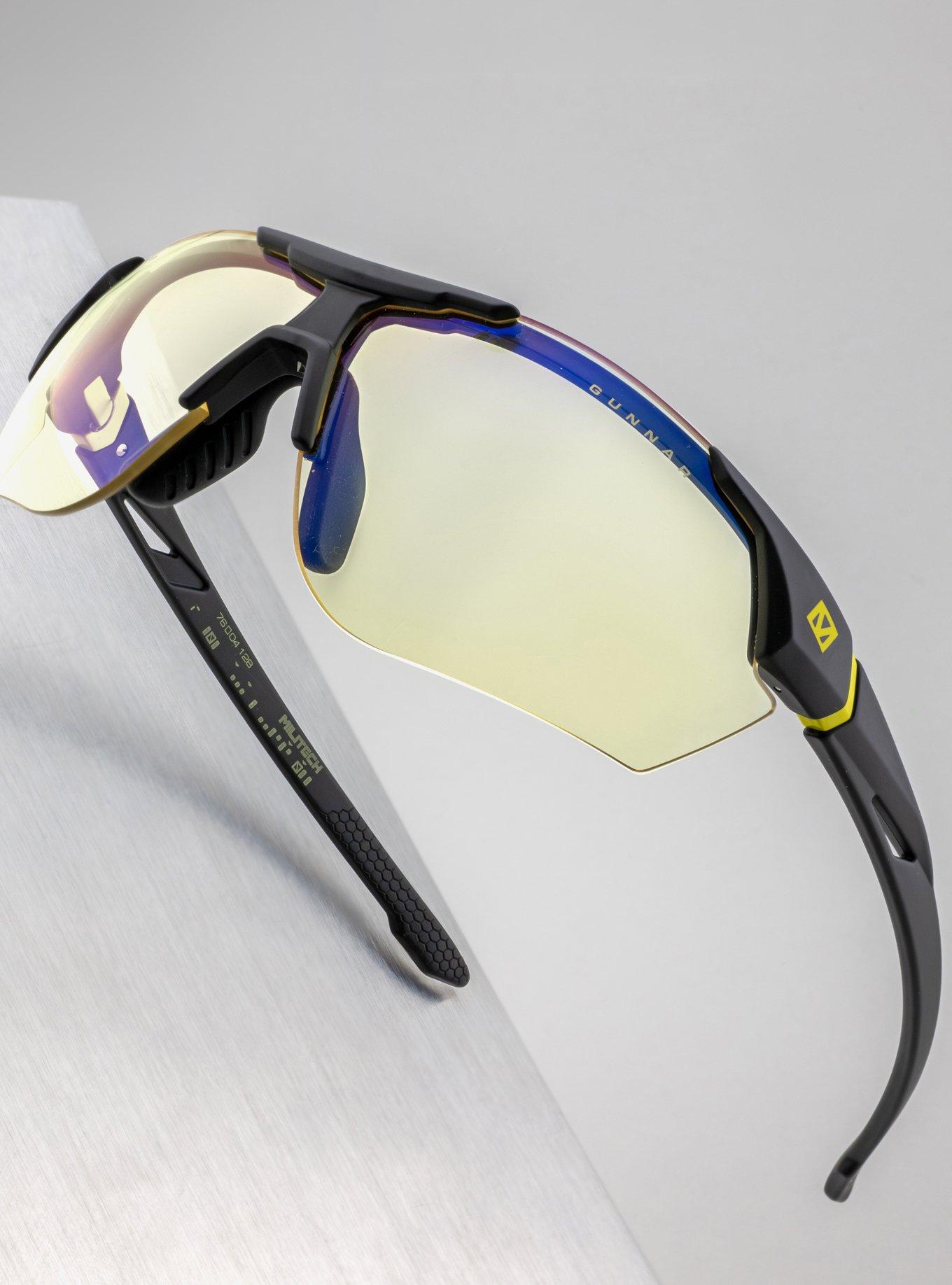 GUNNAR x Cyberpunk 2077 Militech Amber Tint Blue Light Glasses, , alternate - view 5