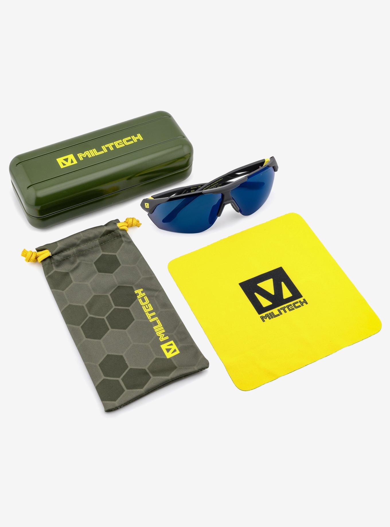 GUNNAR x Cyberpunk 2077 Militech Sun Tint Blue Light Glasses, , alternate - view 3
