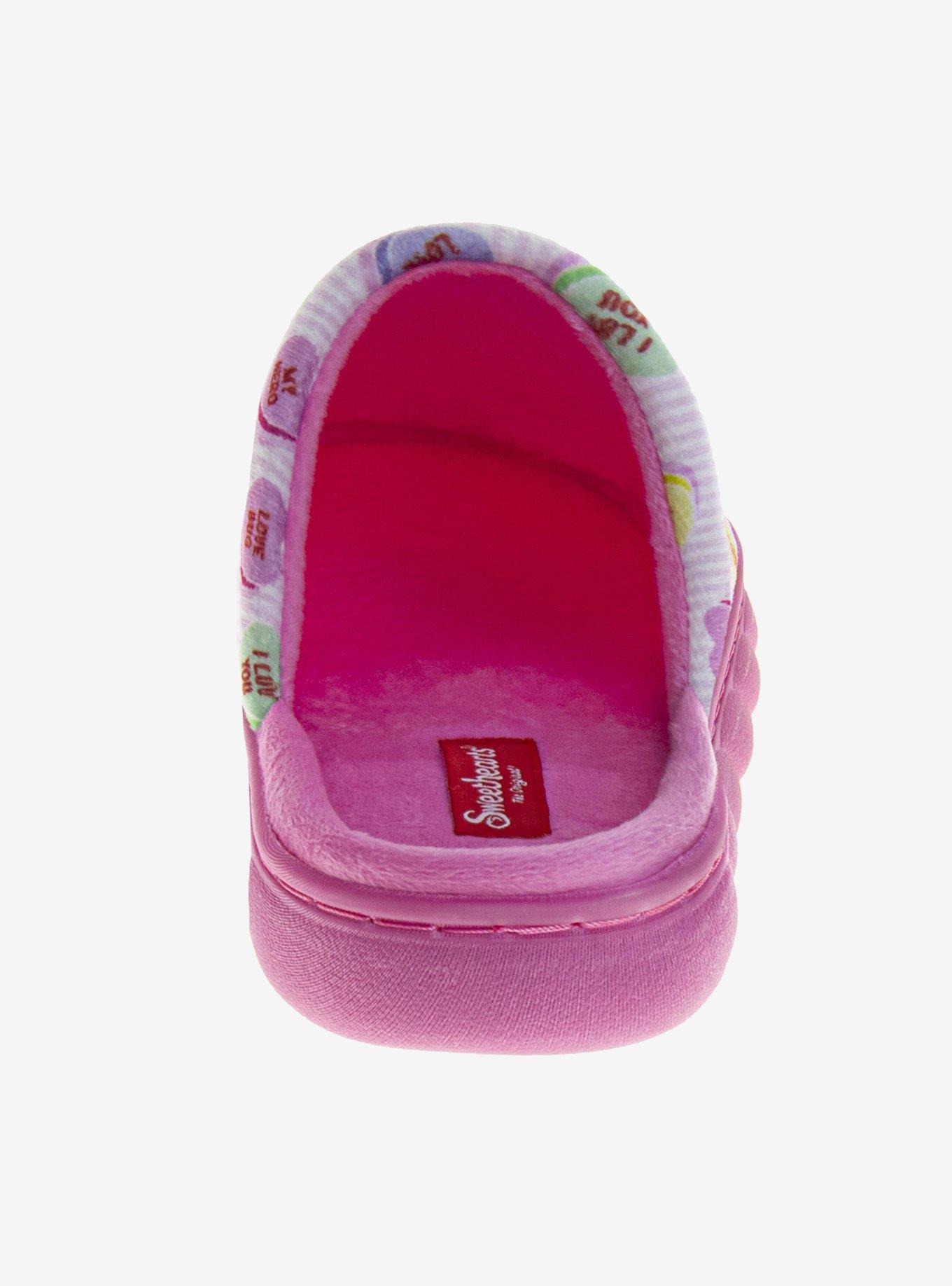 Sweethearts Conversation Heart Slippers, PINK, alternate - view 3