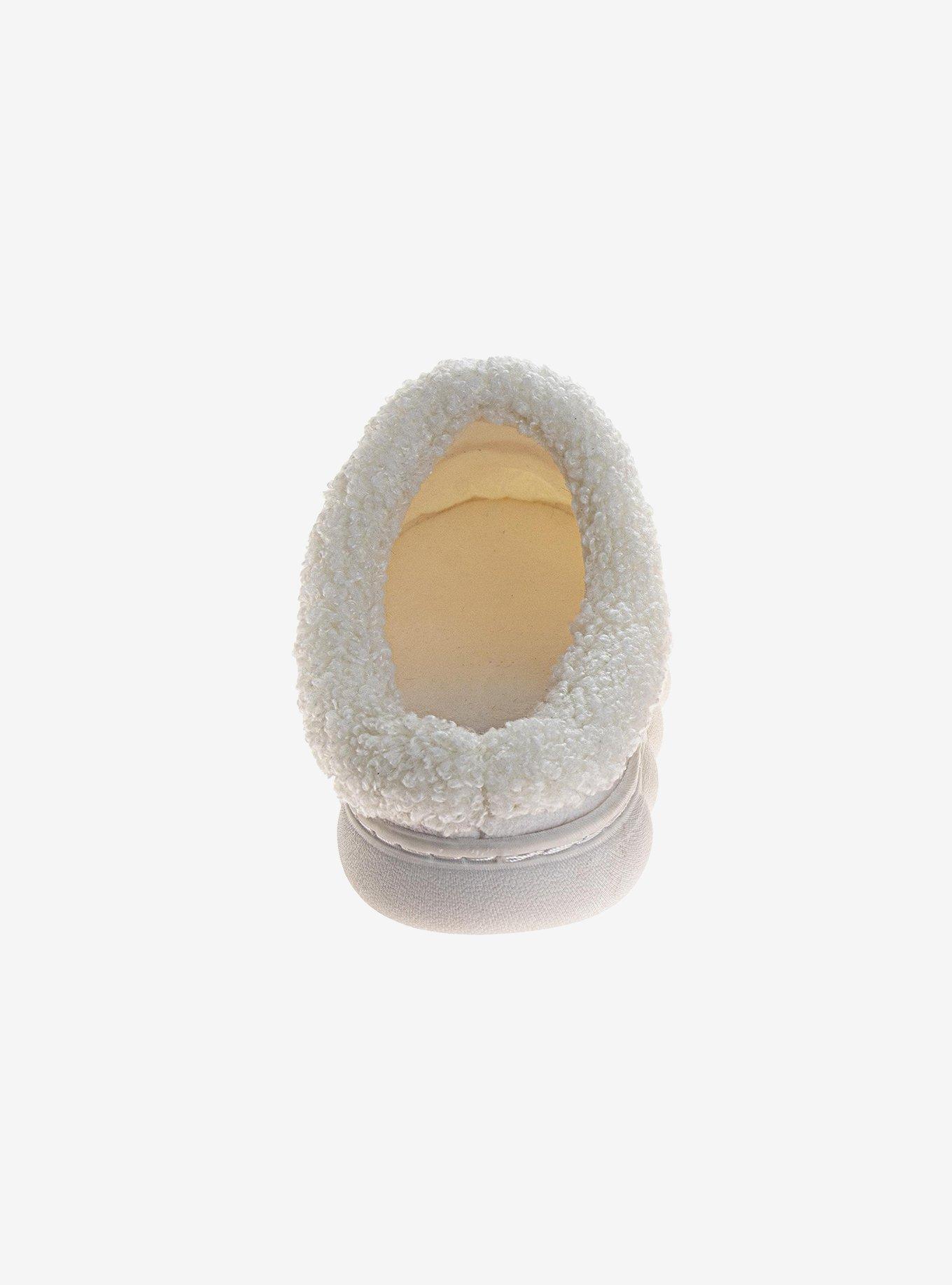 Coca-Cola Coke Women's Cozy Slide Slippers with Bow Cream, BRIGHT WHITE, alternate - view 3