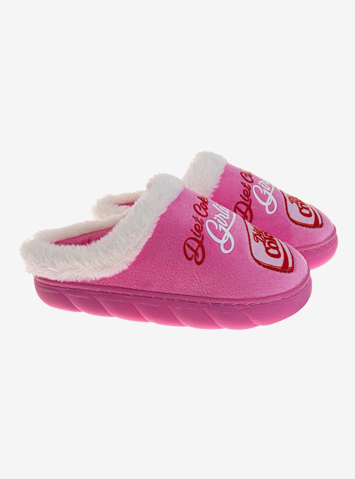 Coca-Cola Diet Coke Girlie Women's Cozy Slippers Pink, PINK, alternate - view 5