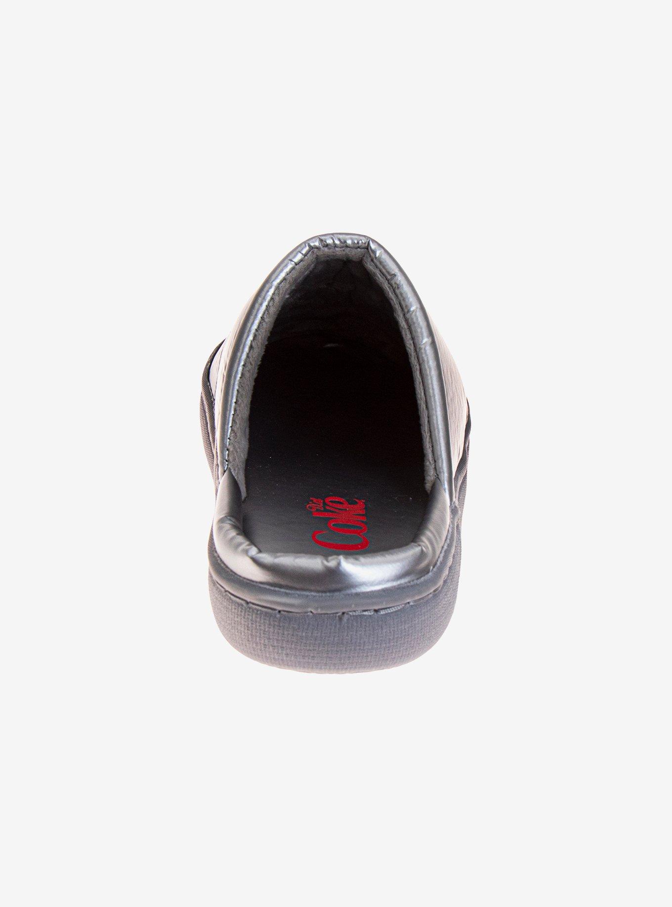 Coca-Cola I Need A Diet Coke Men's Cozy Slippers Grey Silver, GREY, alternate - view 4