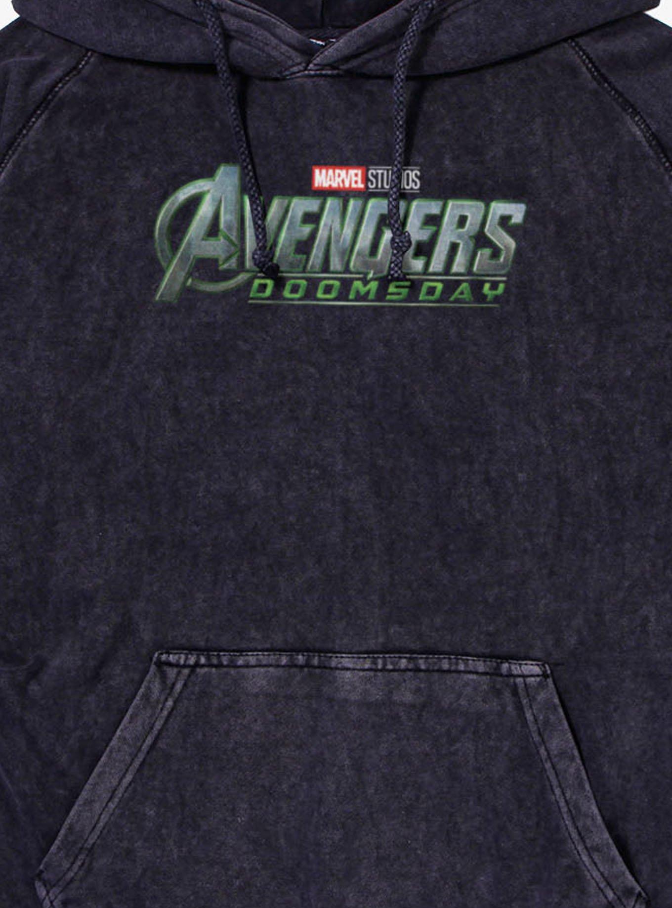 Marvel Avengers Doomsday Logo Mineral Wash Hoodie, , hi-res
