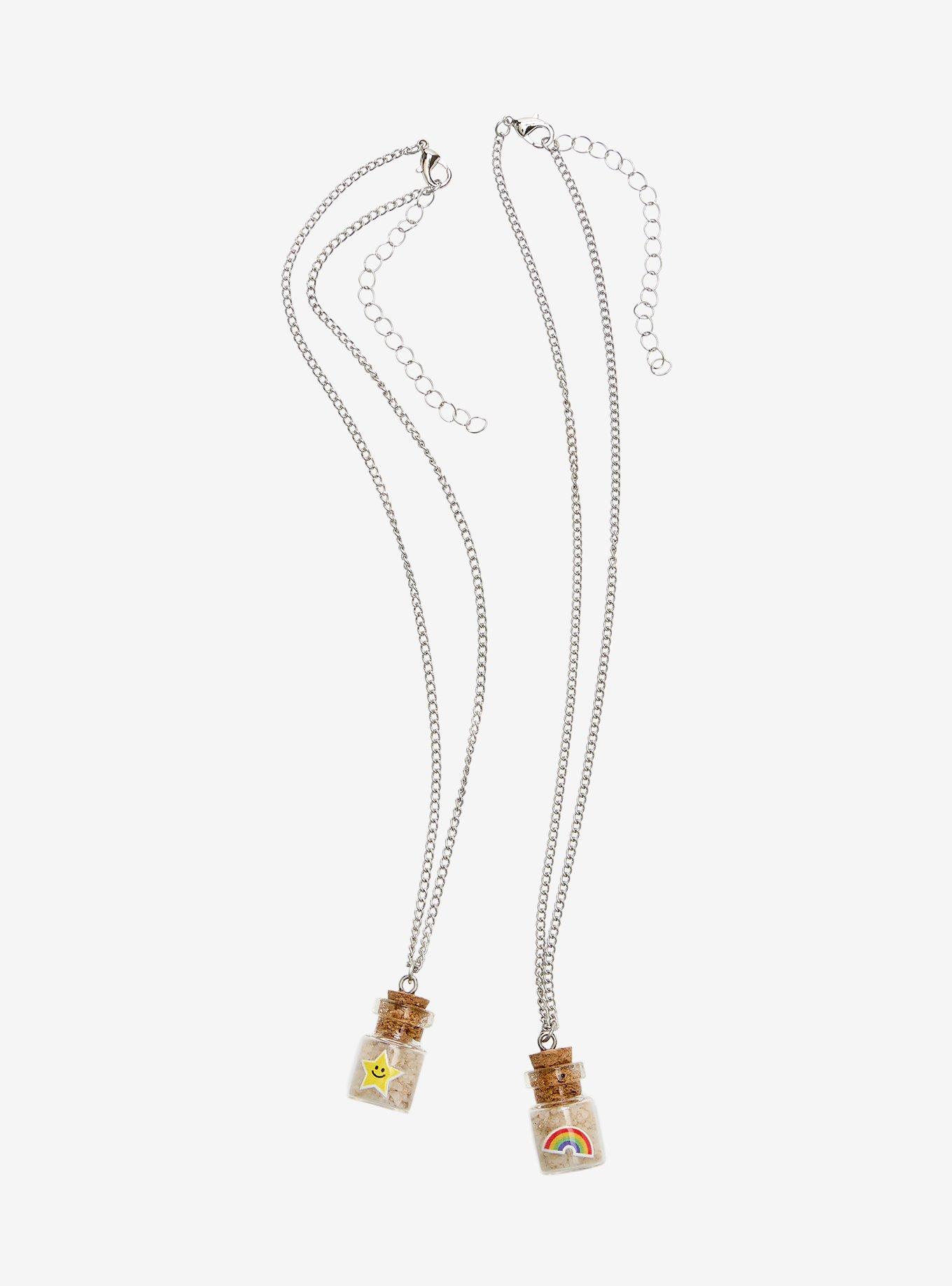 DreamWorks Animation's Forgotten Island Sand Bottle Best Friend Necklace Set, , alternate - view 2