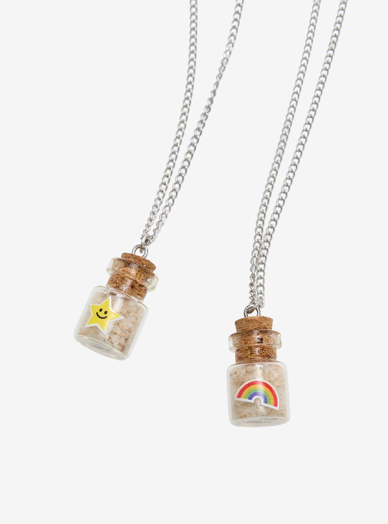 DreamWorks Animation's Forgotten Island Sand Bottle Best Friend Necklace Set, , alternate - view 3