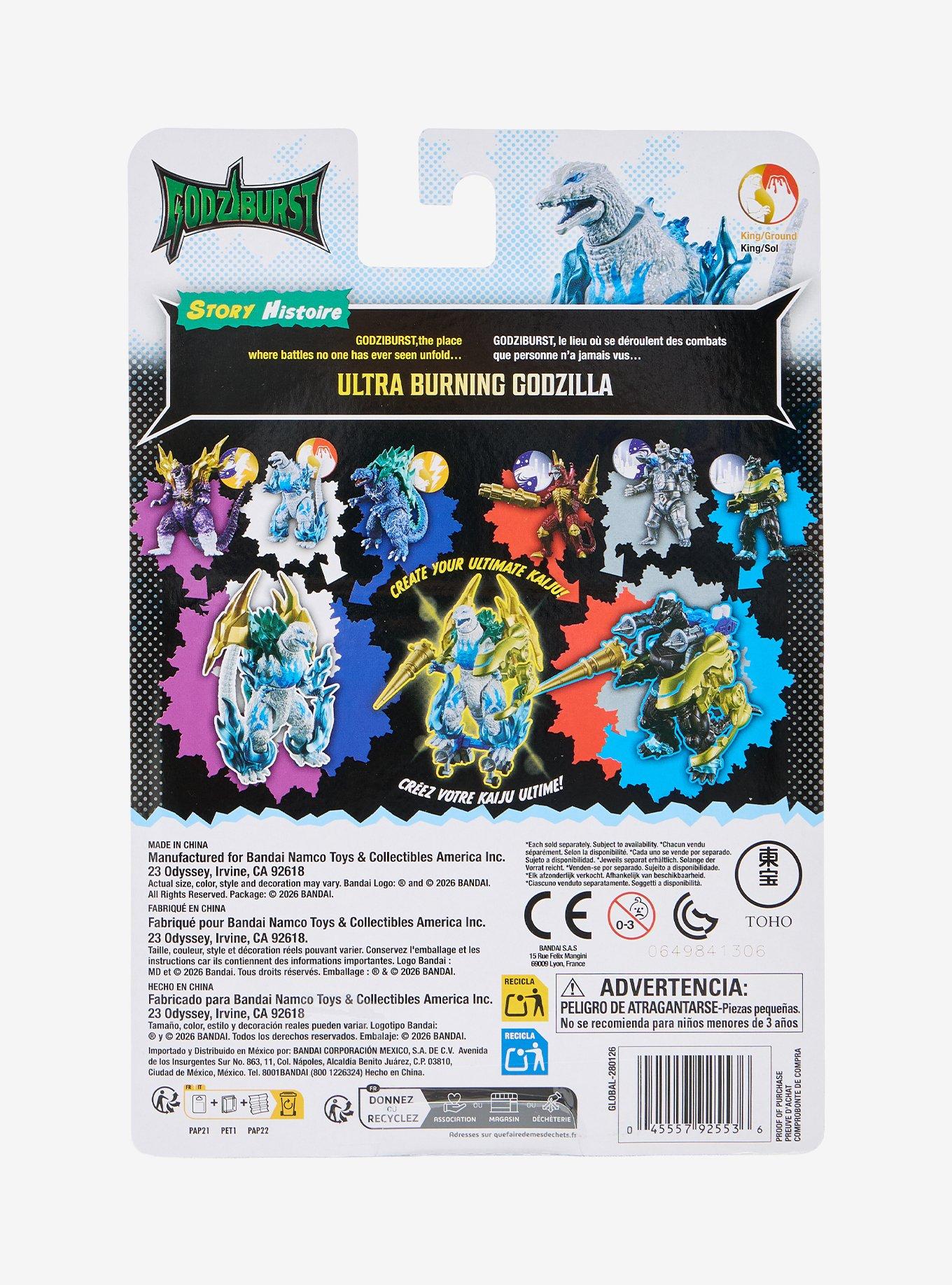 Bandai Namco Godzilla Godziburst Ultra Burning Godzilla Figure, , alternate - view 4