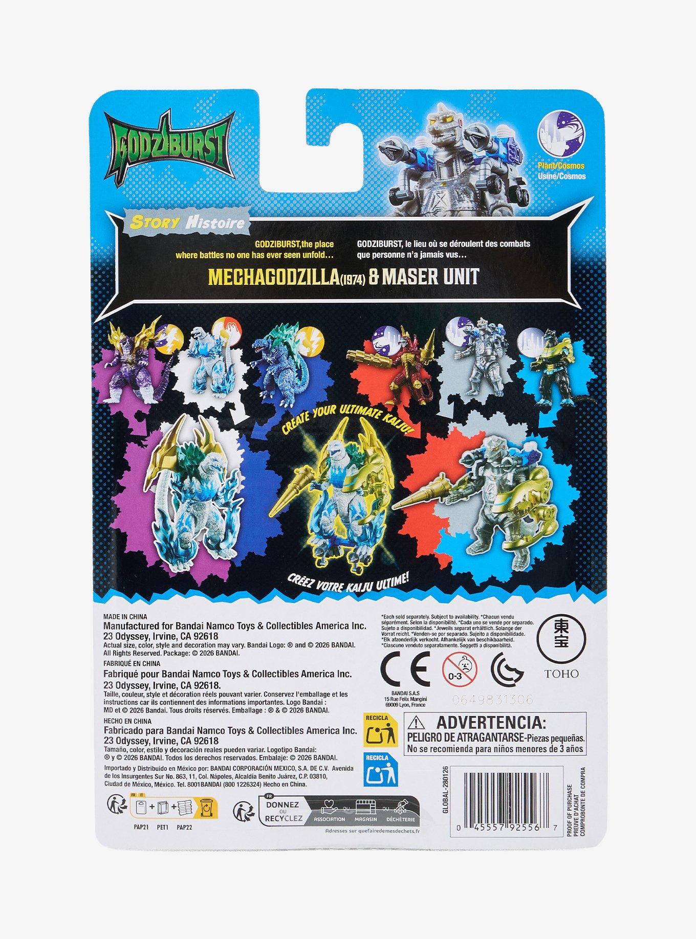 Bandai Namco Godzilla Godziburst Mechagodzilla & Master Unit Figure, , alternate - view 4