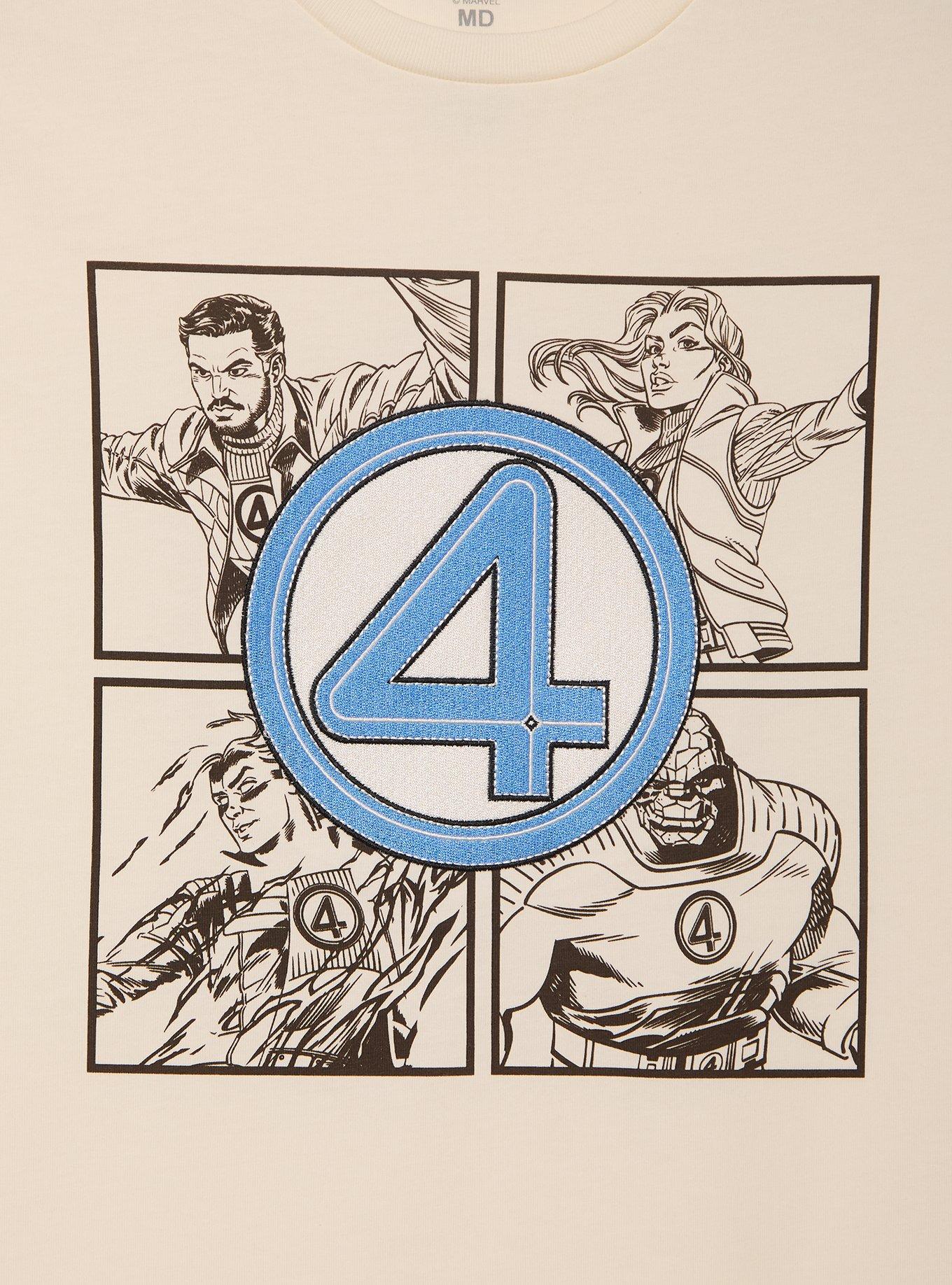 Marvel The Fantastic Four Embroidered Women's T-Shirt - BoxLunch Exclusive