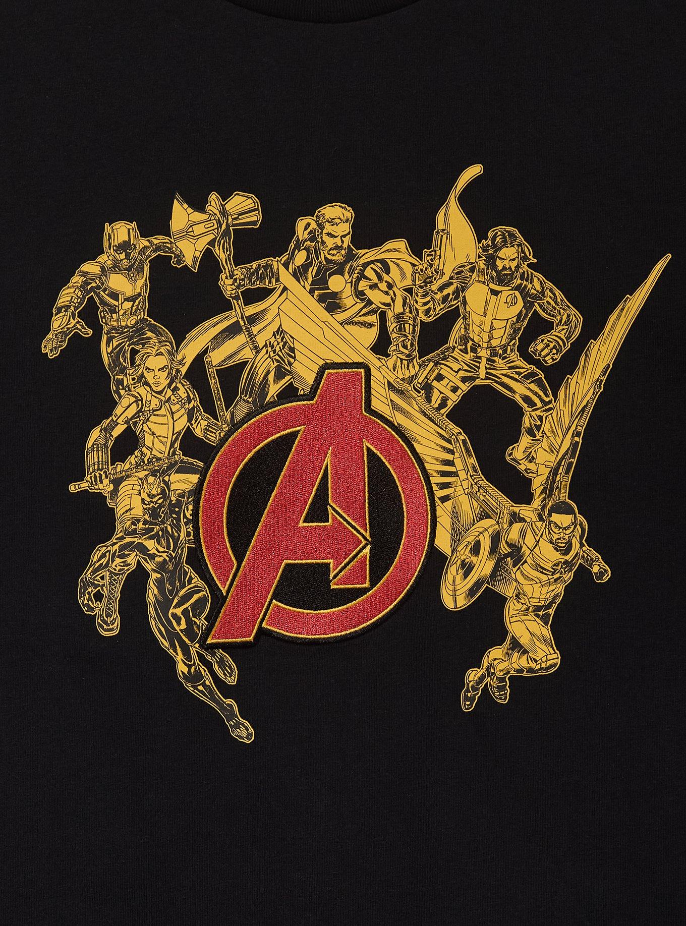 Marvel Avengers: Doomsday Embroidered Women's T-Shirt - BoxLunch Exclusive