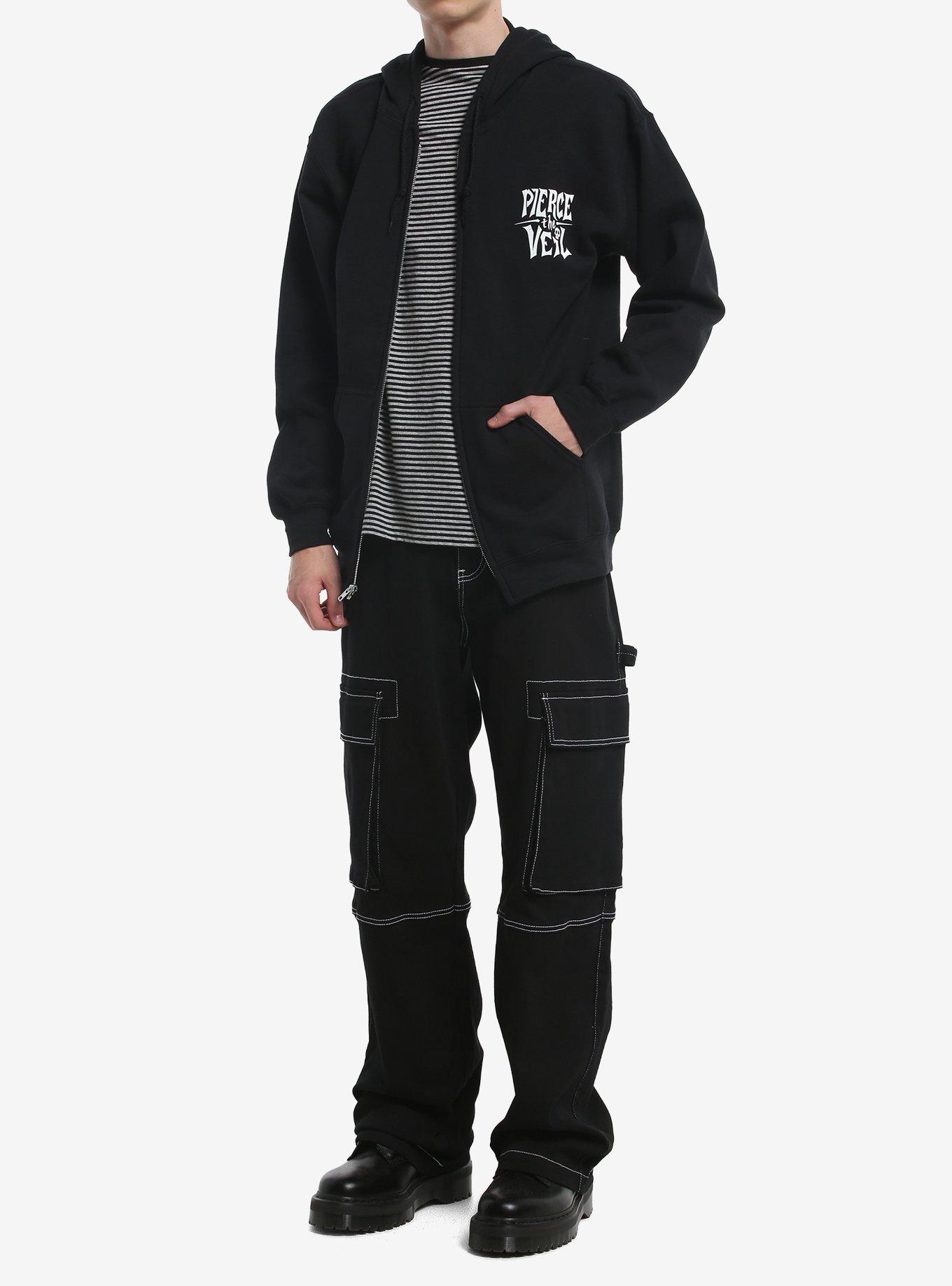 Pierce The Veil A Match Into Water Hoodie, BLACK, alternate - view 3
