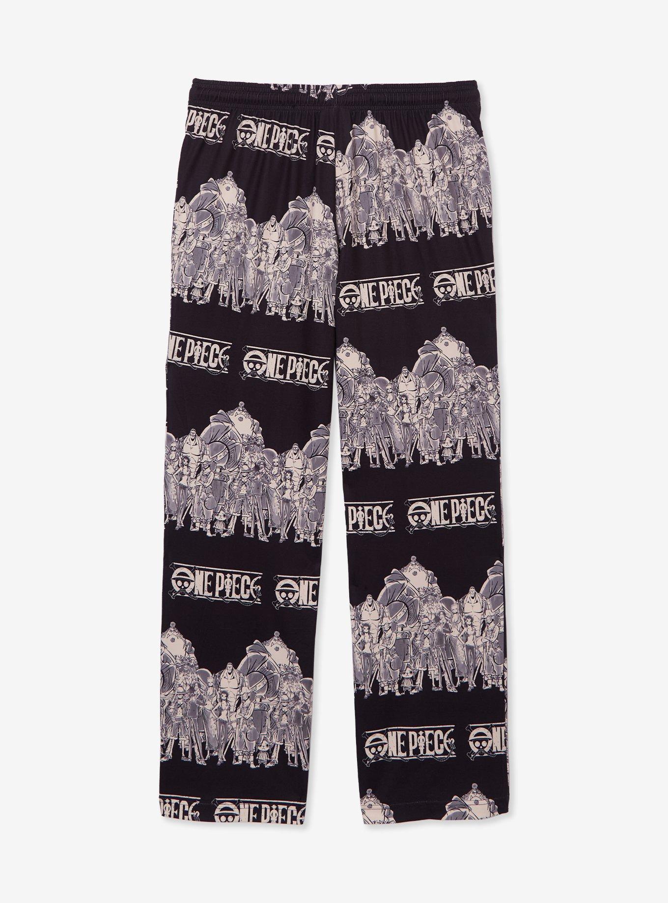 One Piece Character Line Up Sleep Pants - BoxLunch Exclusive, , alternate - view 2